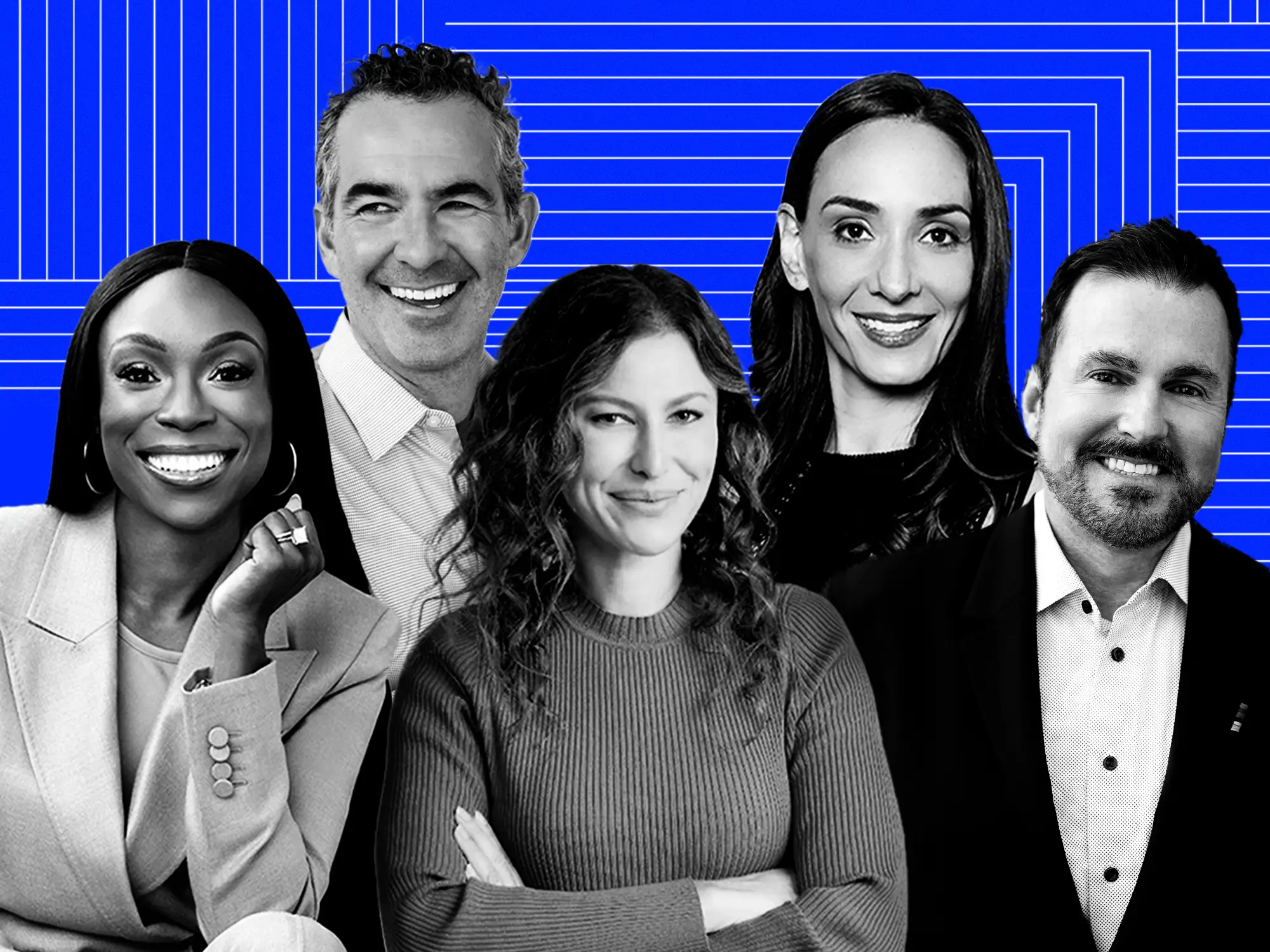 List thumbnail featuring headshot photos of: Leslie Berland, Don McGuire, Laura Jones, Dara Treseder, and Doug Sweeny