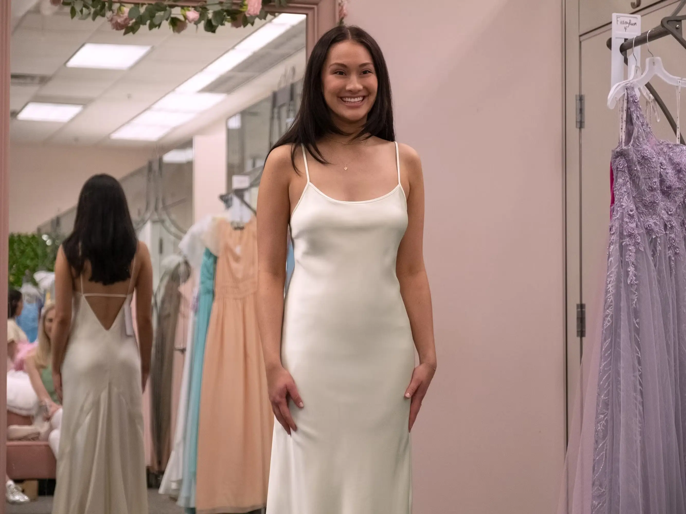 A still of Belly Conklin in a wedding dress on 