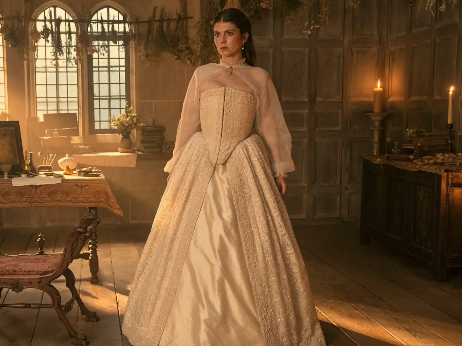 A still of Jane in a wedding dress on 