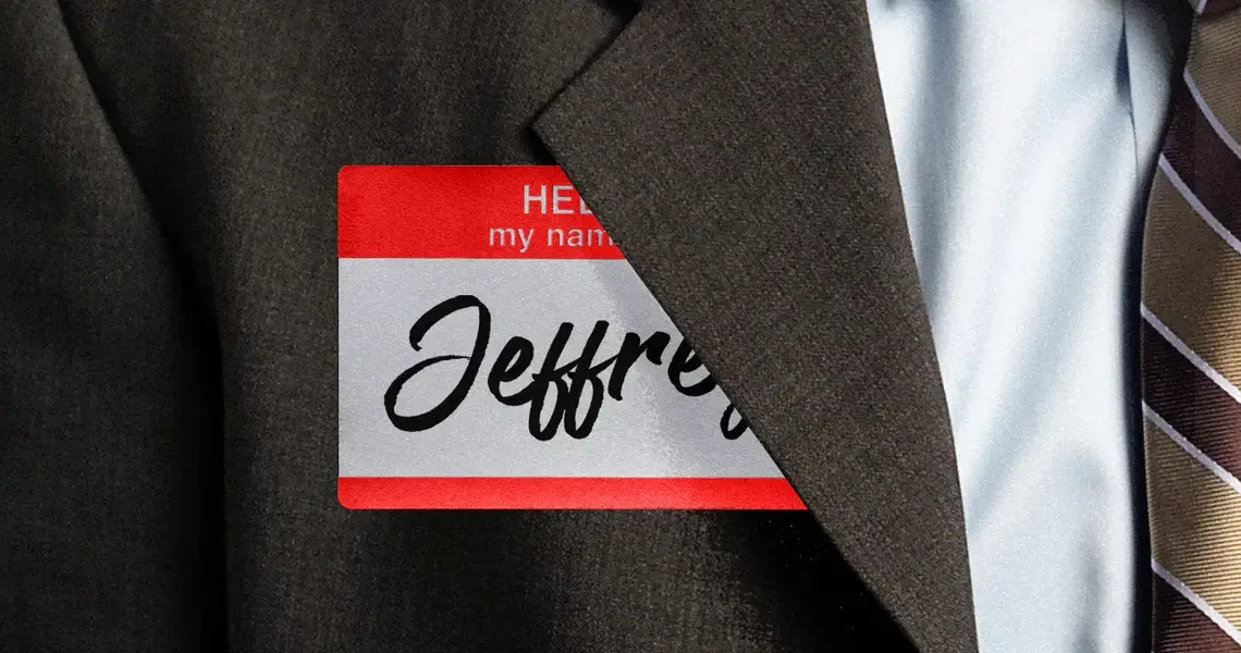 Would anyone name their son Jeffrey in 2026?