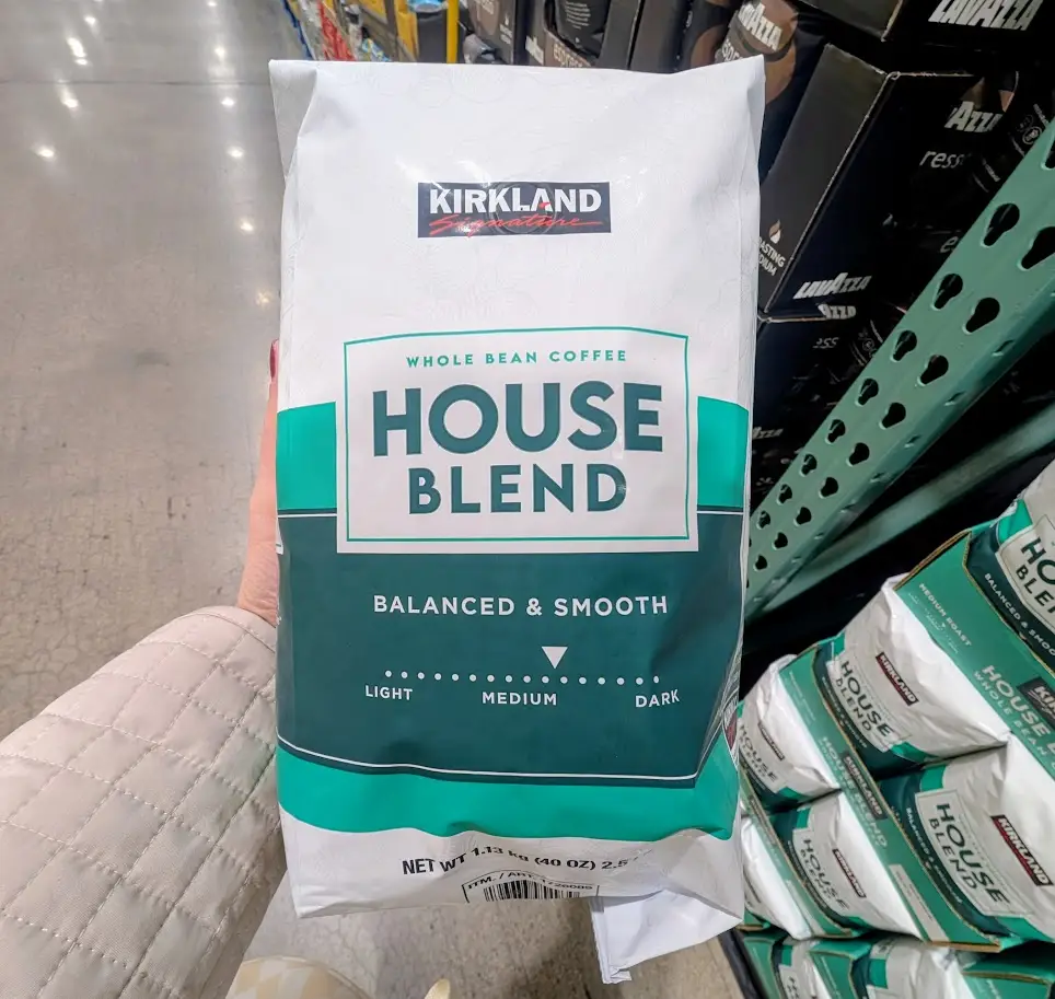 Kirkland Signature house blend coffee  at Costco