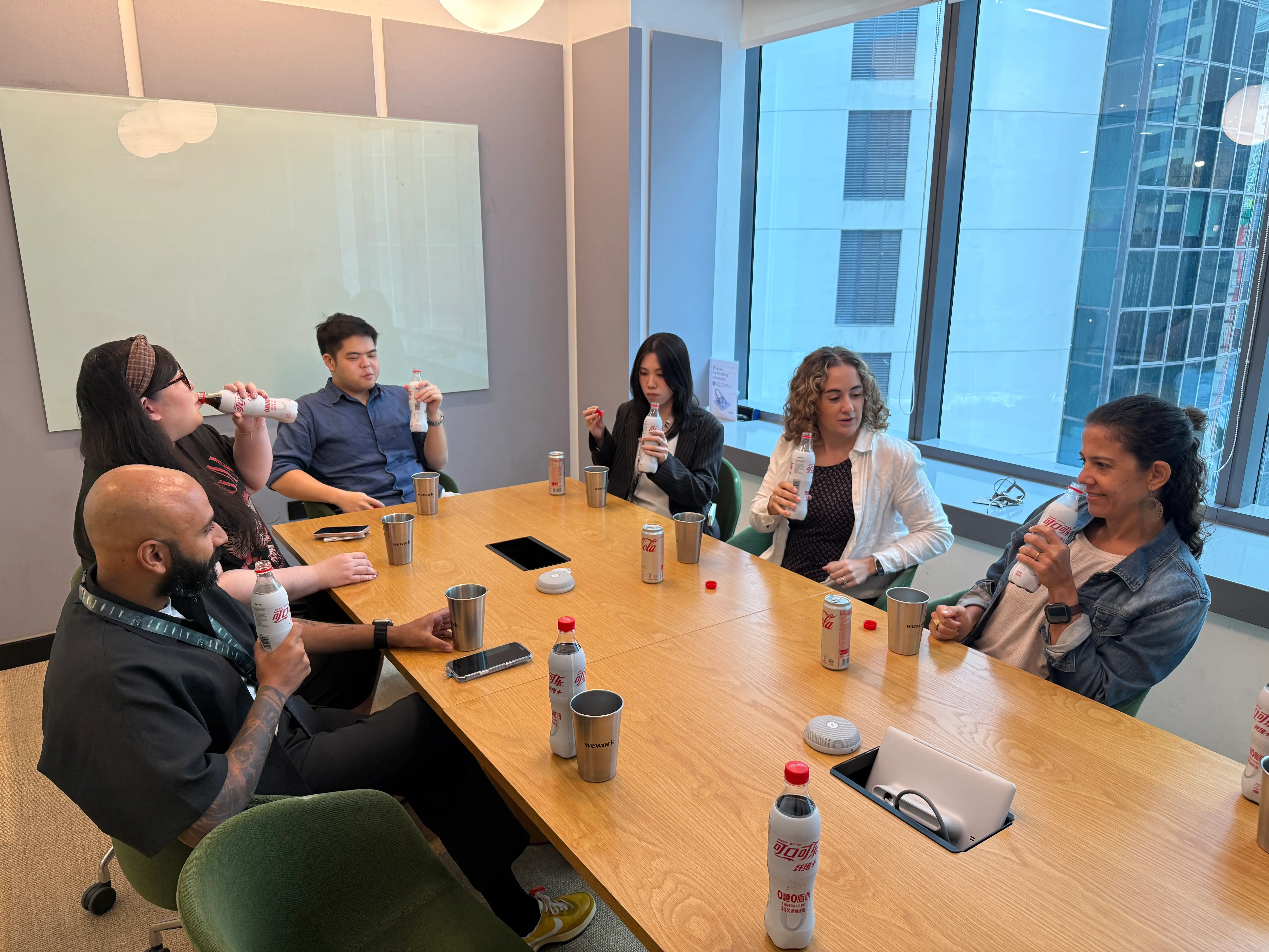 Singapore bureau with mixed reactions to the drink.