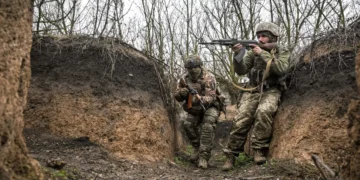 Infantry will still be fighting in muddy holes even as drones change war, British officer says