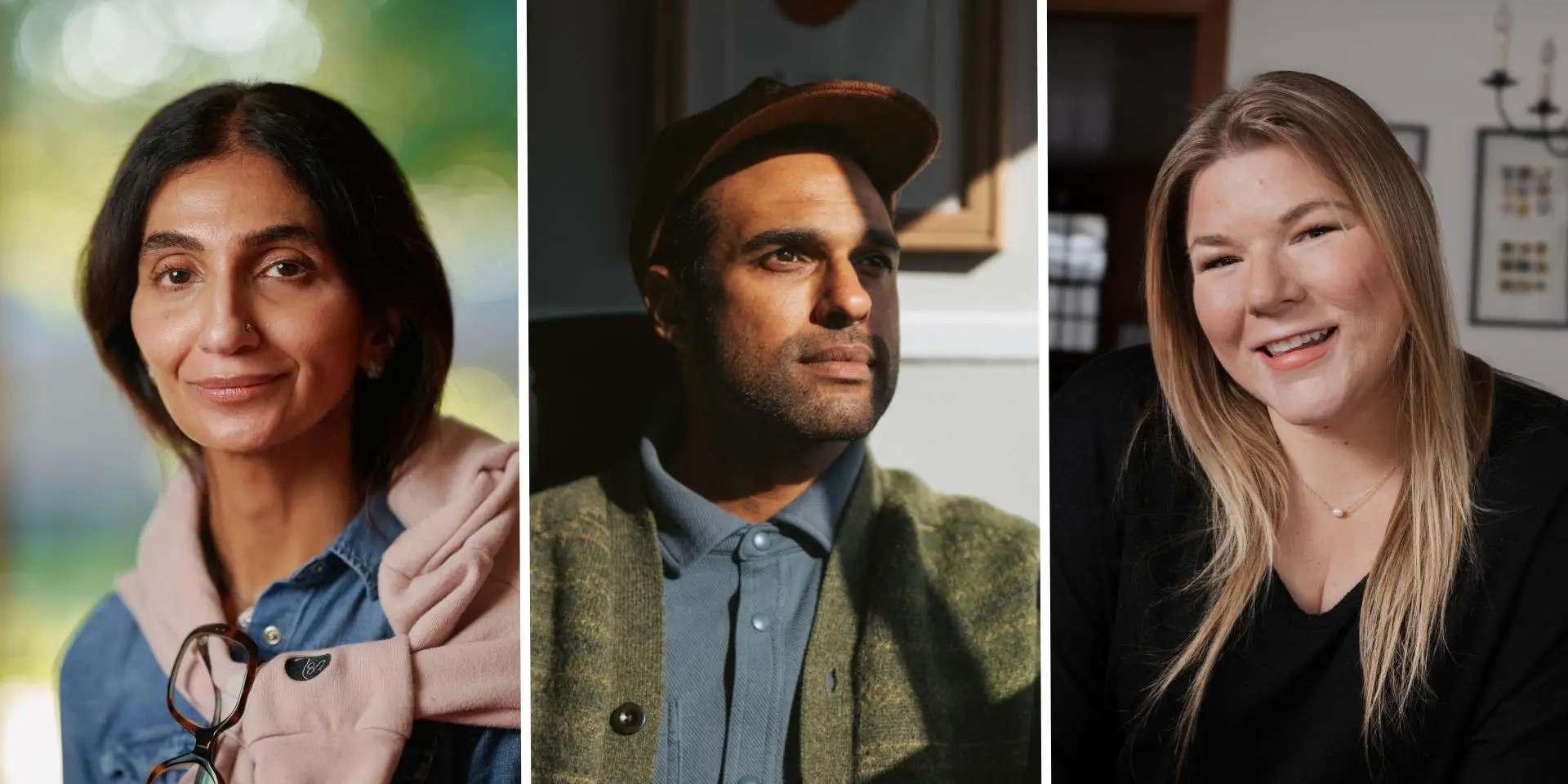 Amber Chaudhry, Ezra Rufino, Ann Ragan Kearns