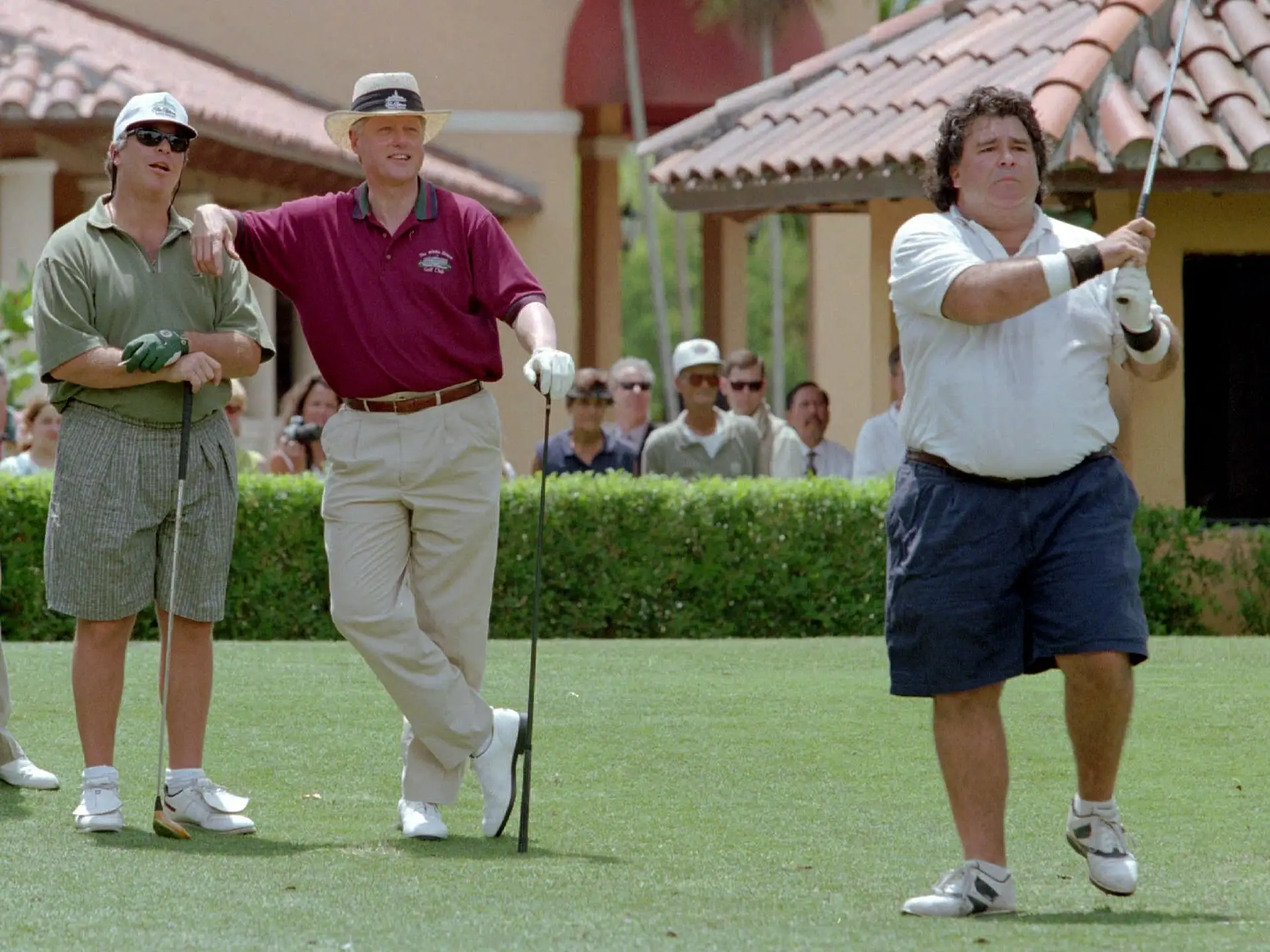 Bill Clinton golfing at the Miami Biltmore Hotel