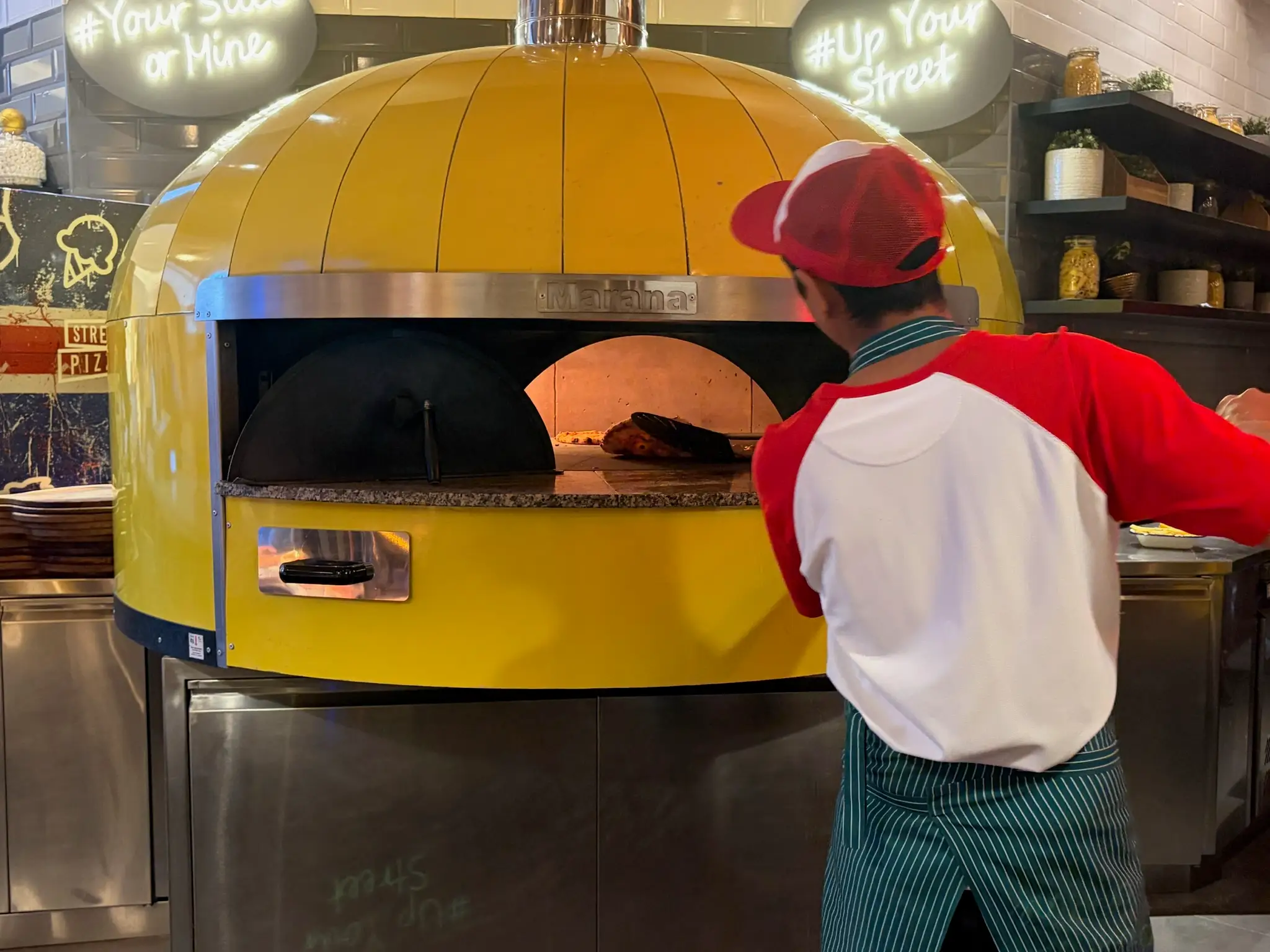 The pizza over at Gordon Ramsay's 