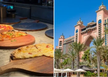 I ate unlimited pizza for $29 at Gordon Ramsay’s restaurant at a luxury Dubai hotel. I tapped out at 5 slices, but it was worth it.