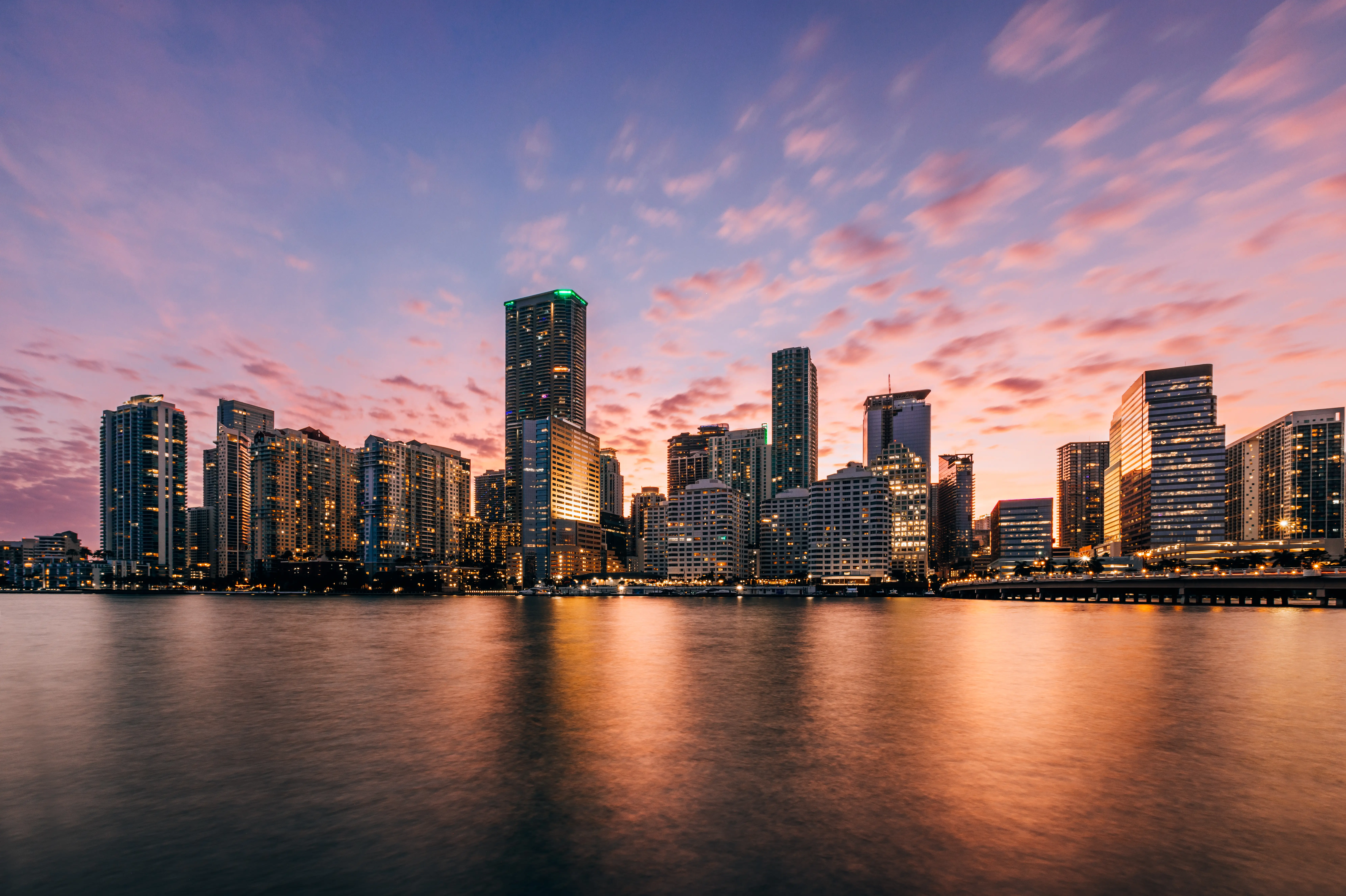 Miami's skyline.