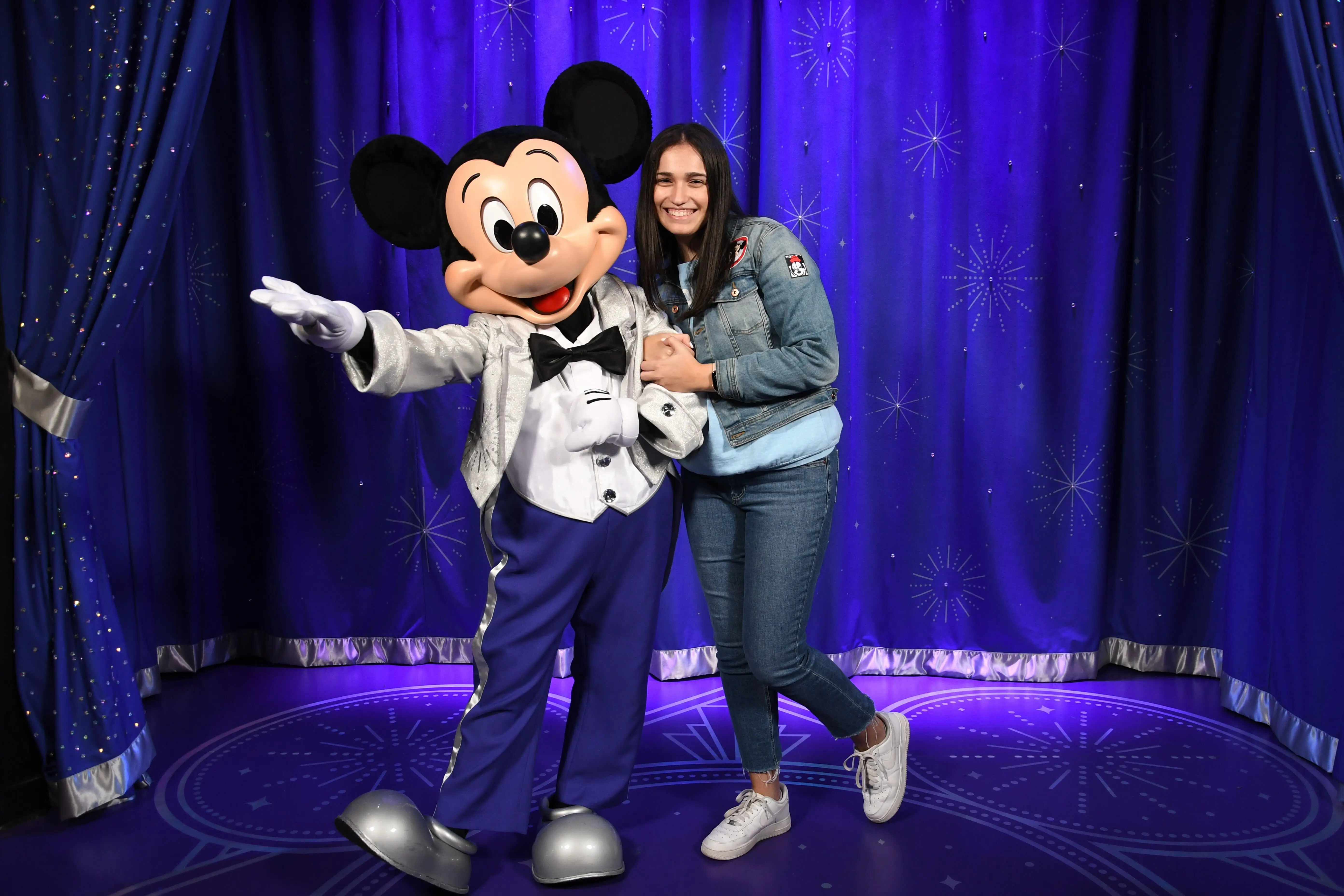 A picture with Mickey Mouse is a must.