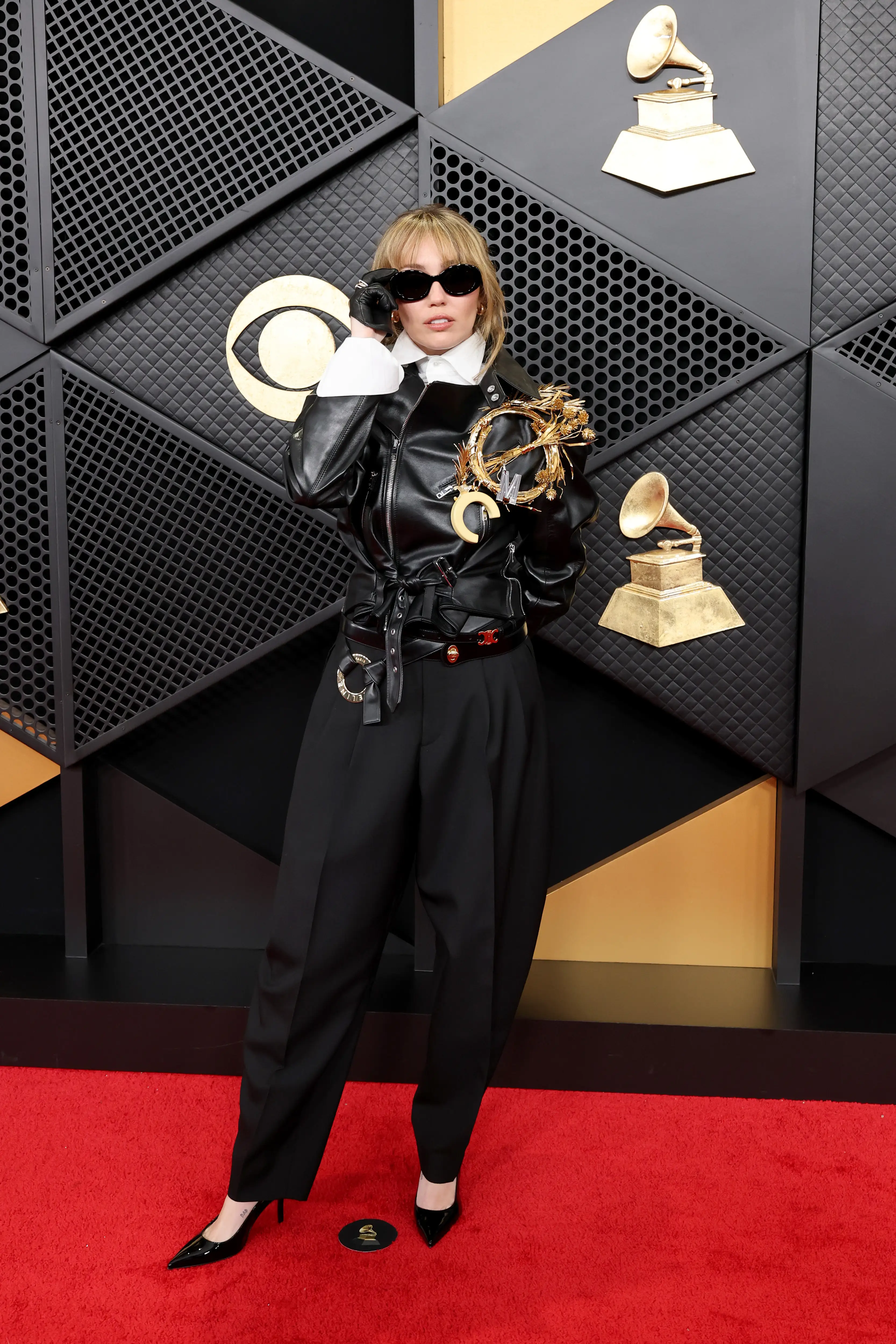 Miley Cyrus attends the Grammy Awards in February 2026.