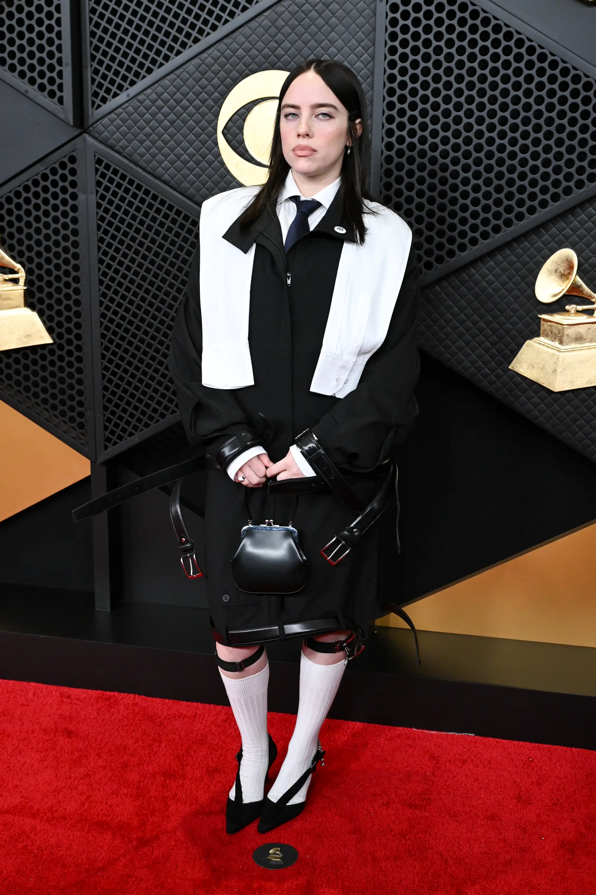 Billie Eilish attends the Grammy Awards in February 2026.