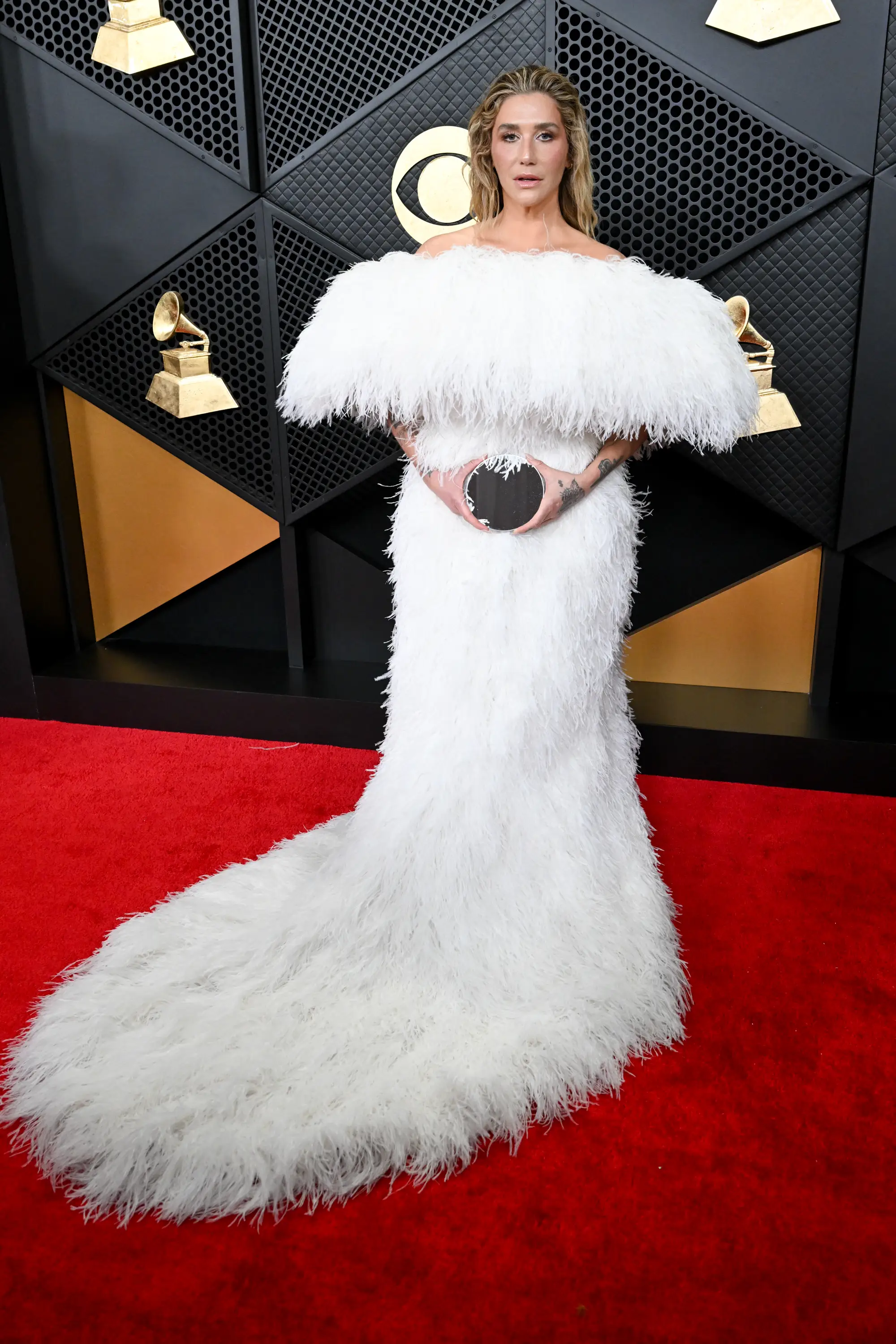 Kesha attends the Grammy Awards in February 2026.
