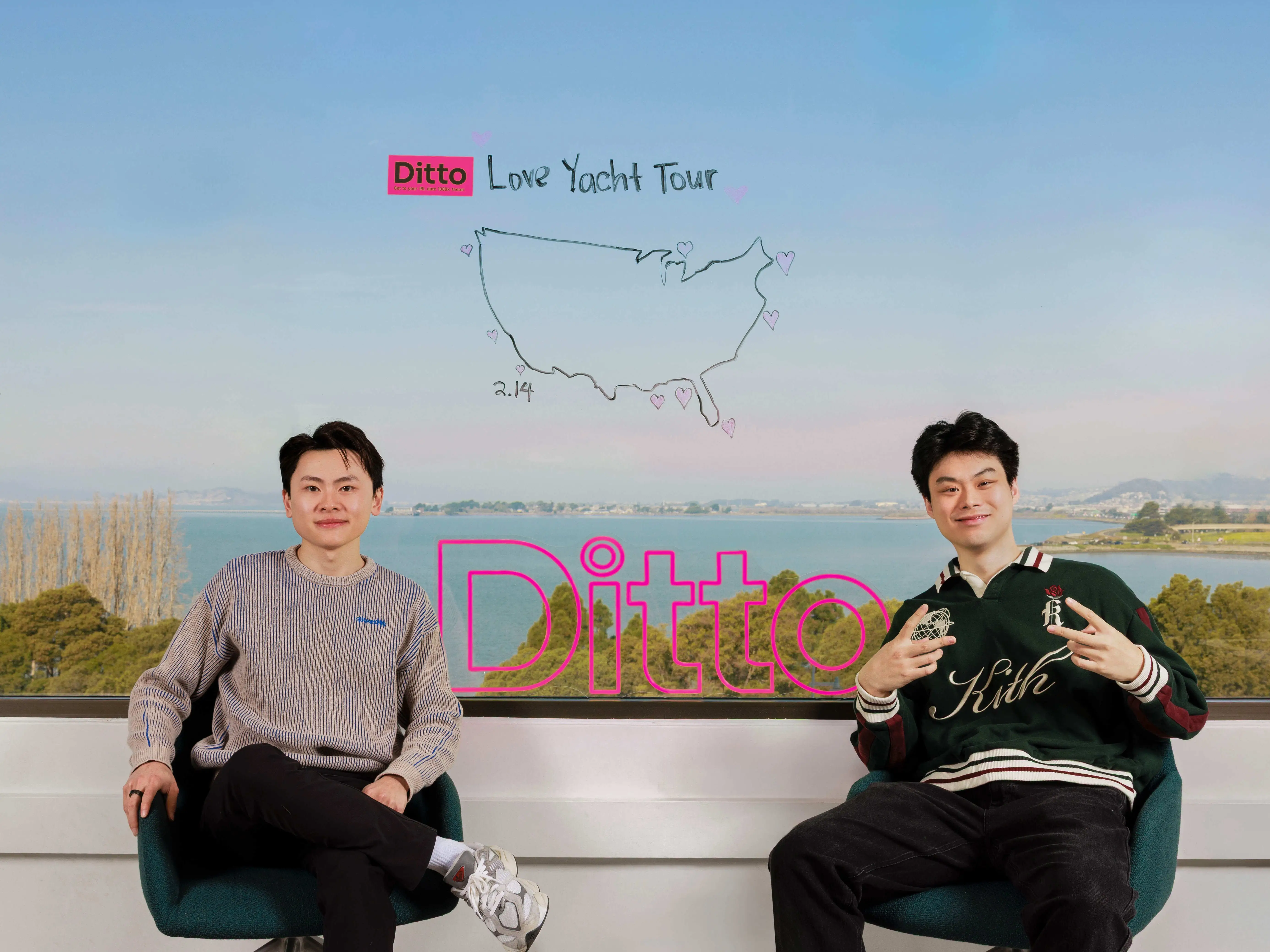 Ditto cofounders Eric Liu and Allen Wang