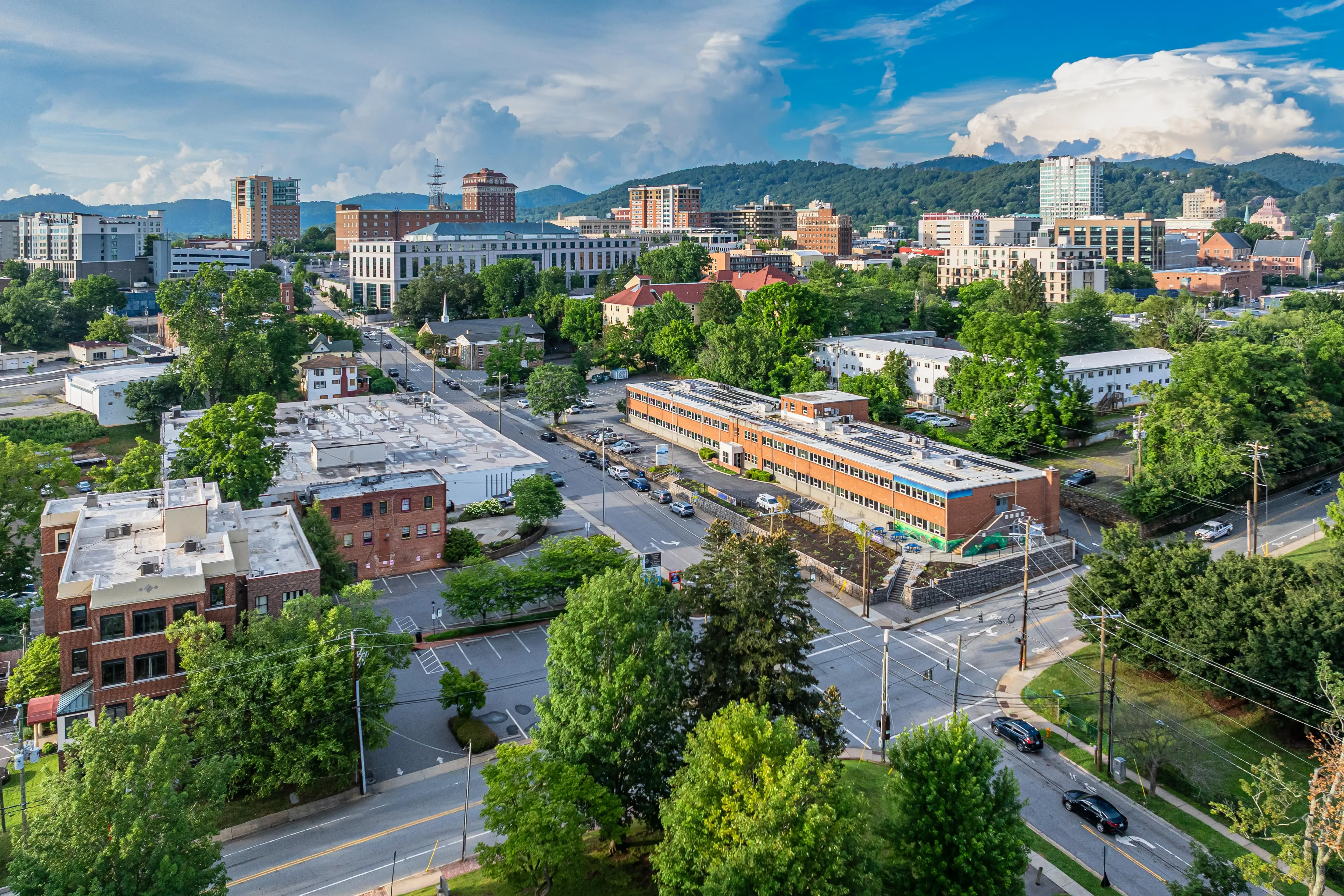 Downtown Asheville, North Carolina.