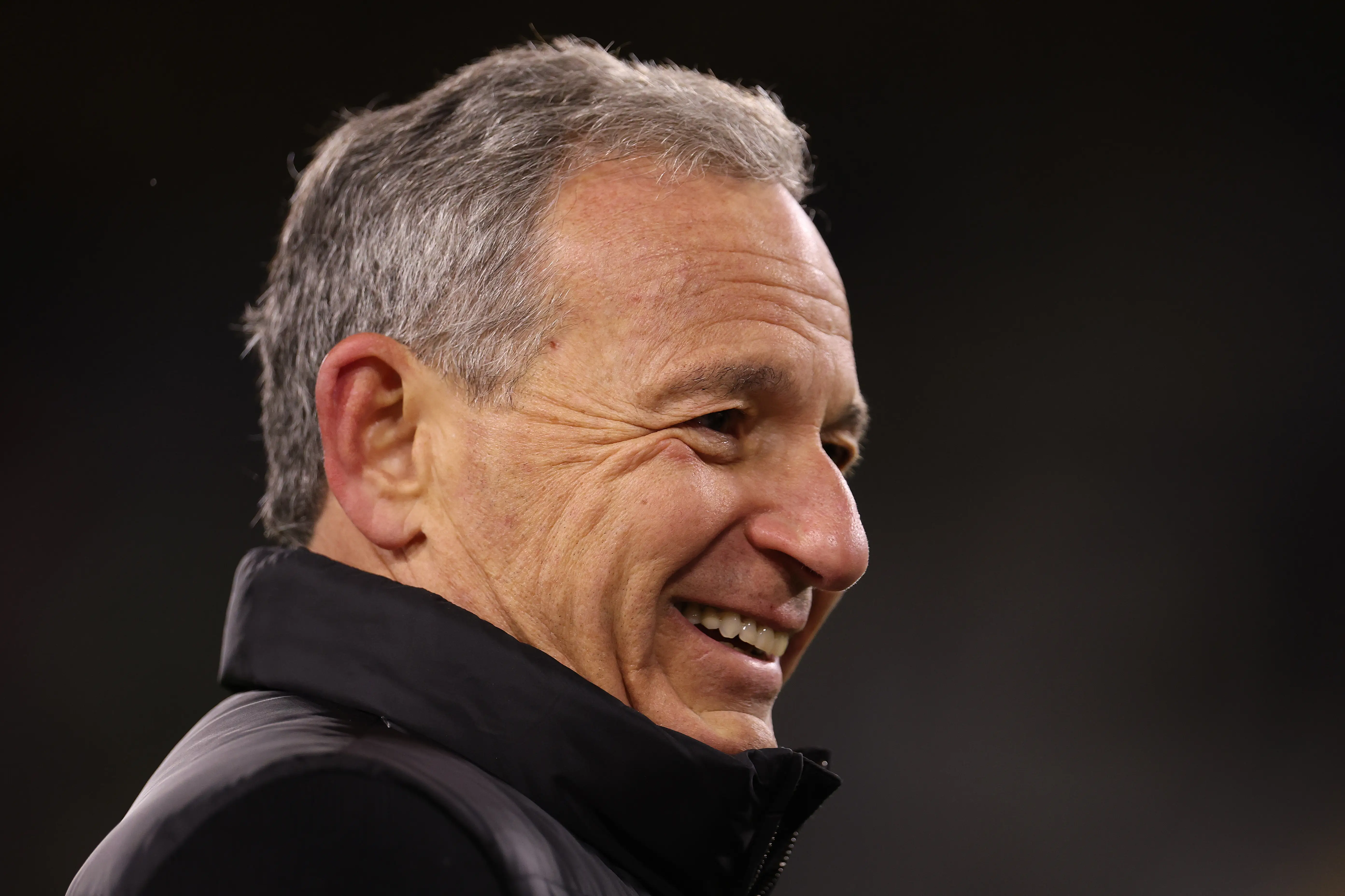 Bob Iger smiles outside