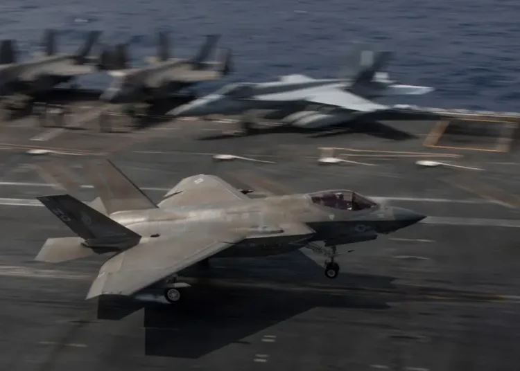 An F-35 stealth fighter shot down an Iranian drone flying toward a US Navy aircraft carrier