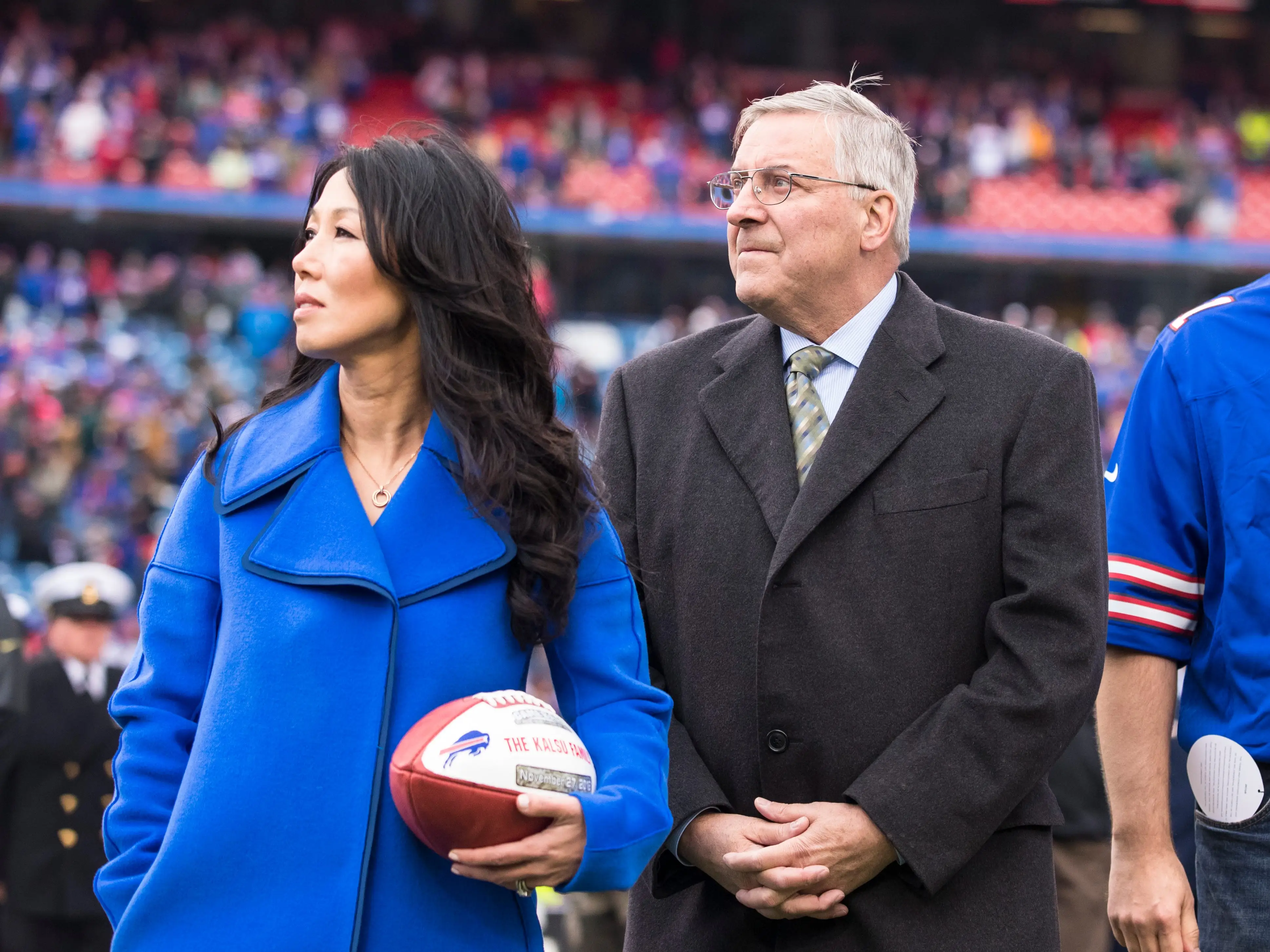 Kim and Terry Pegula, owners of the Buffalo Bills