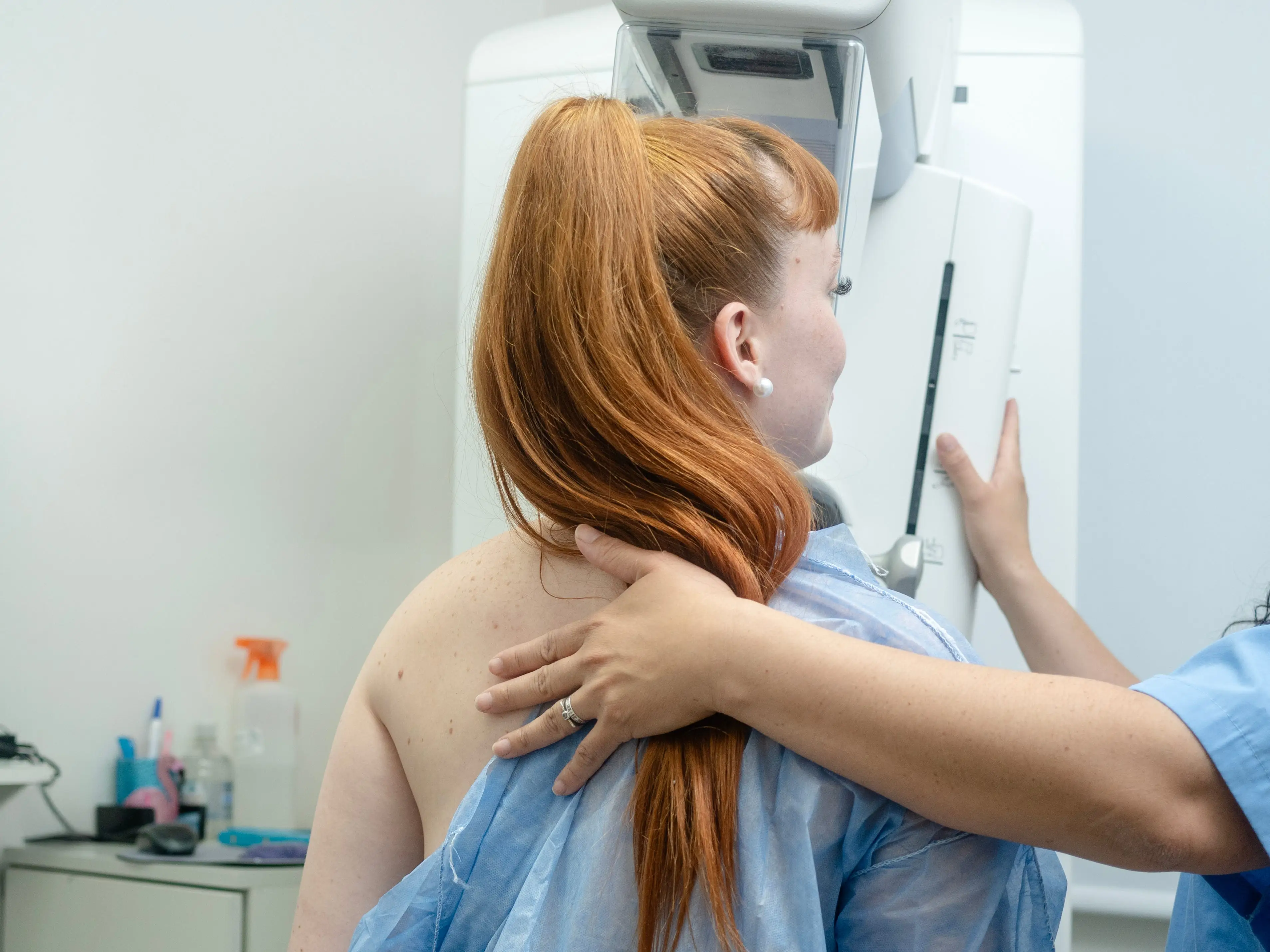 Young woman mammogram