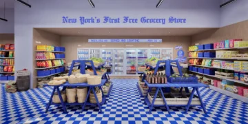 The dueling ‘free grocery’ stunts from Polymarket and Kalshi in NYC
