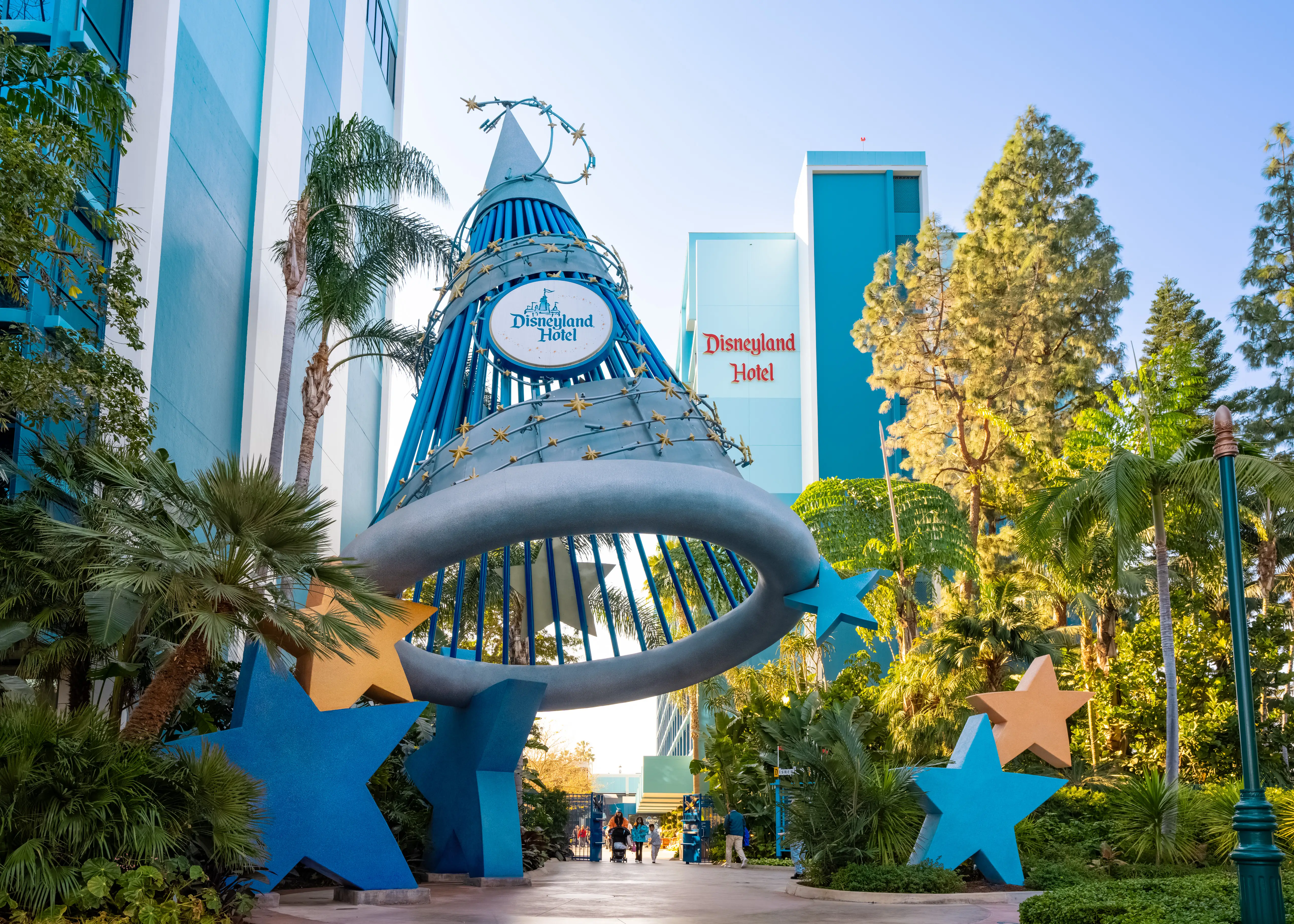 The Disneyland Hotel in Anaheim, California.