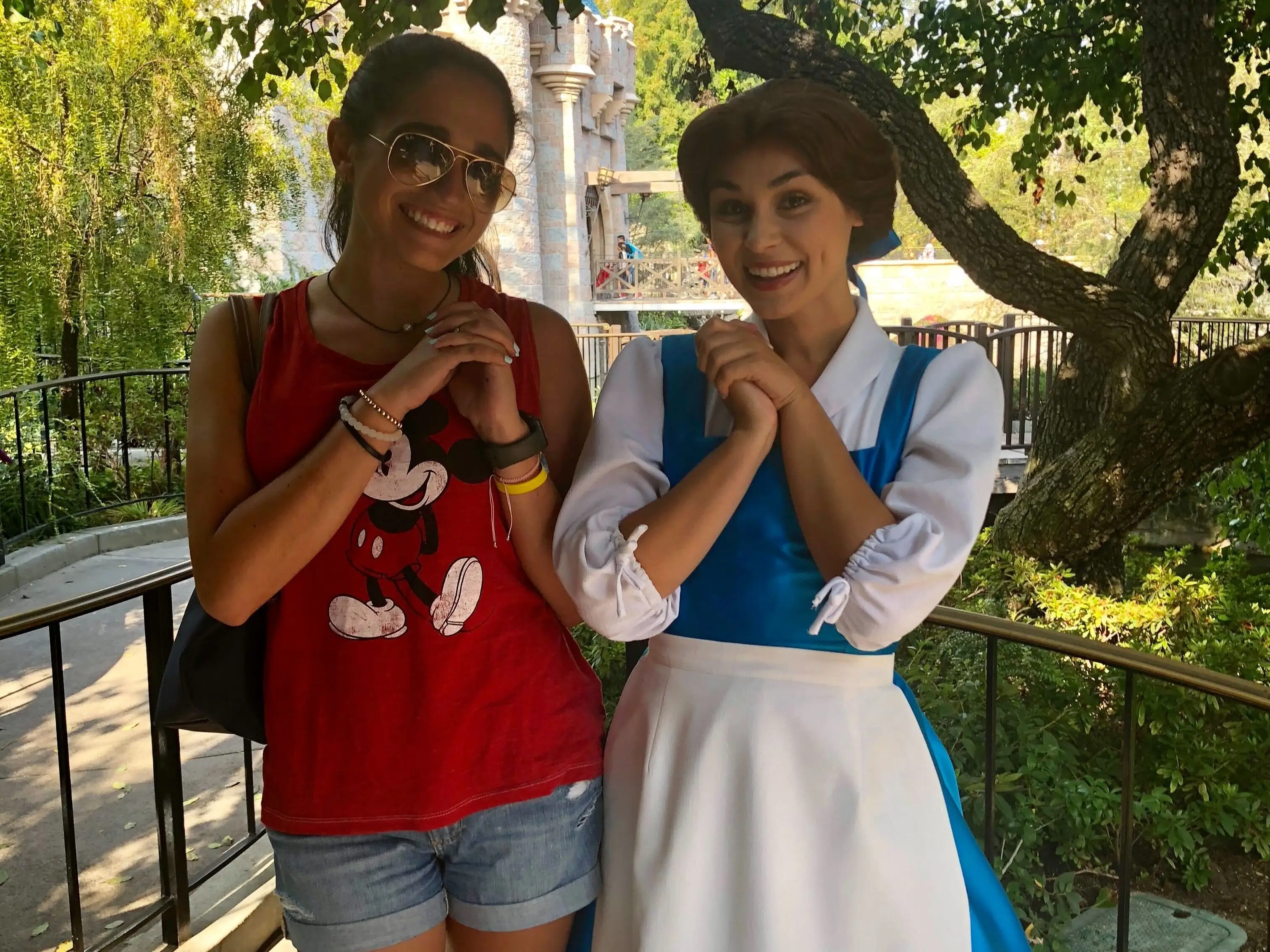 Here I am with my girl Belle.