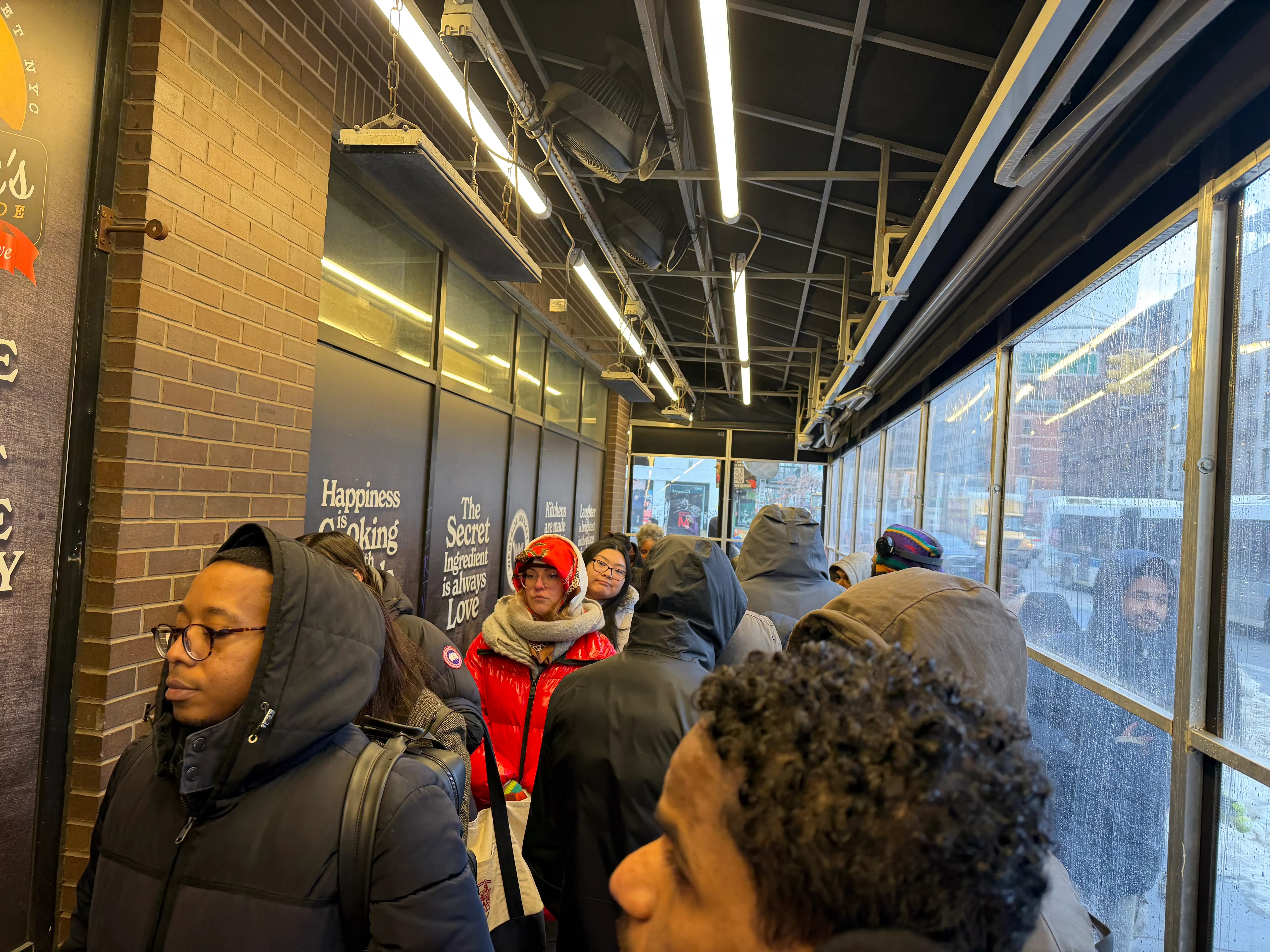 The inside portion of the line is pictured at the Kalshi grocery store.