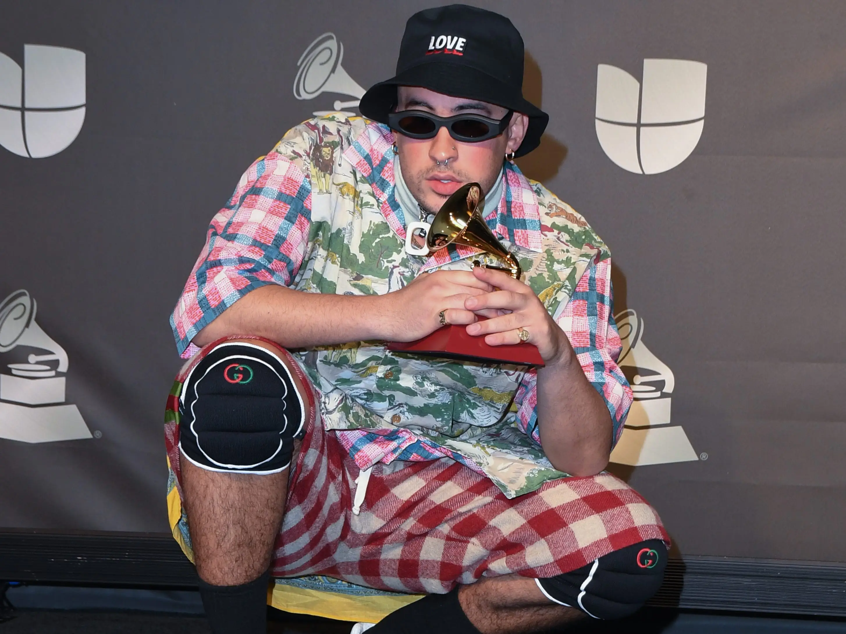 Bad Bunny at the 20th Annual Latin GRAMMY Awards