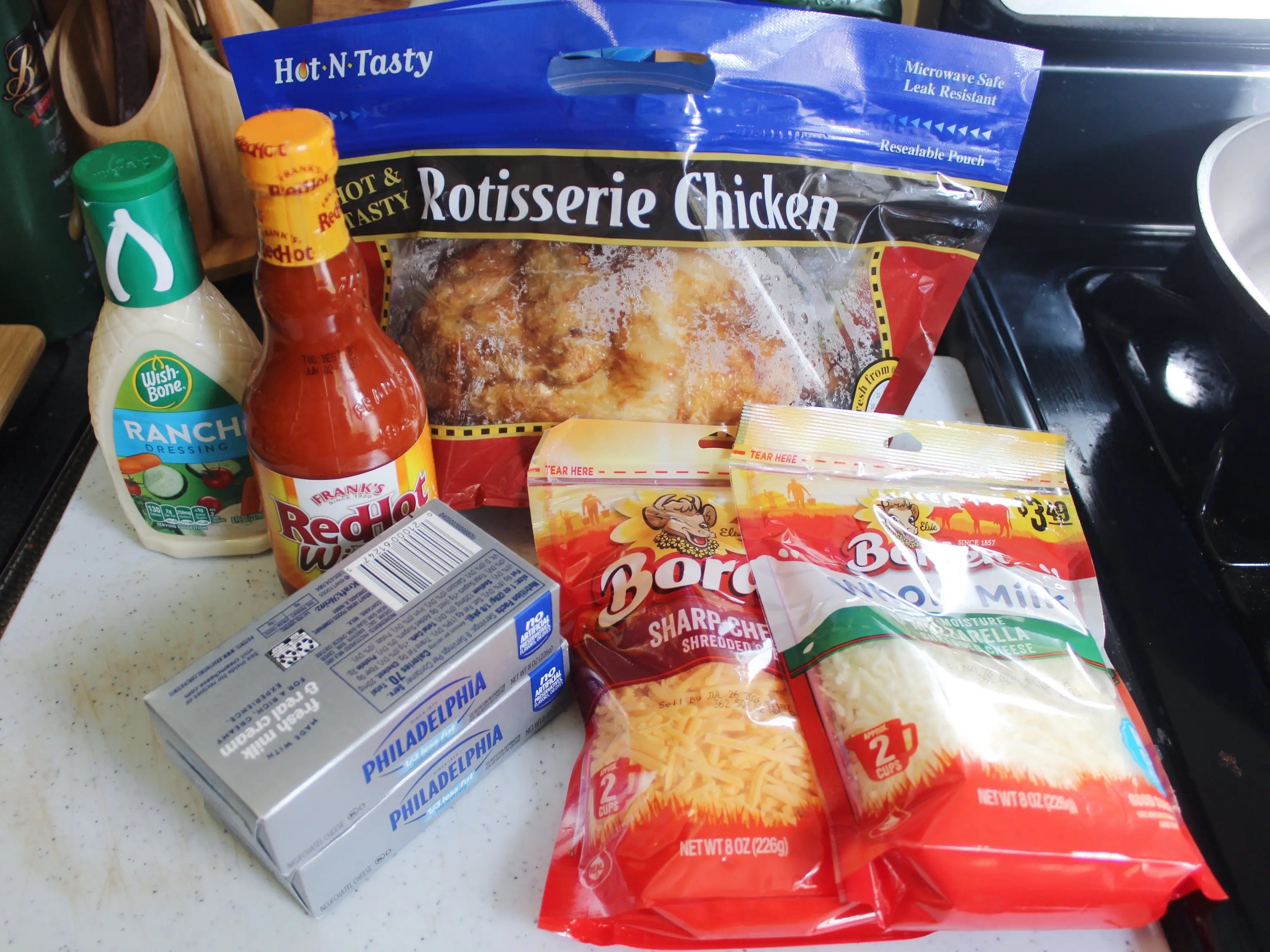 slow cooker buffalo chicken dip ingredients