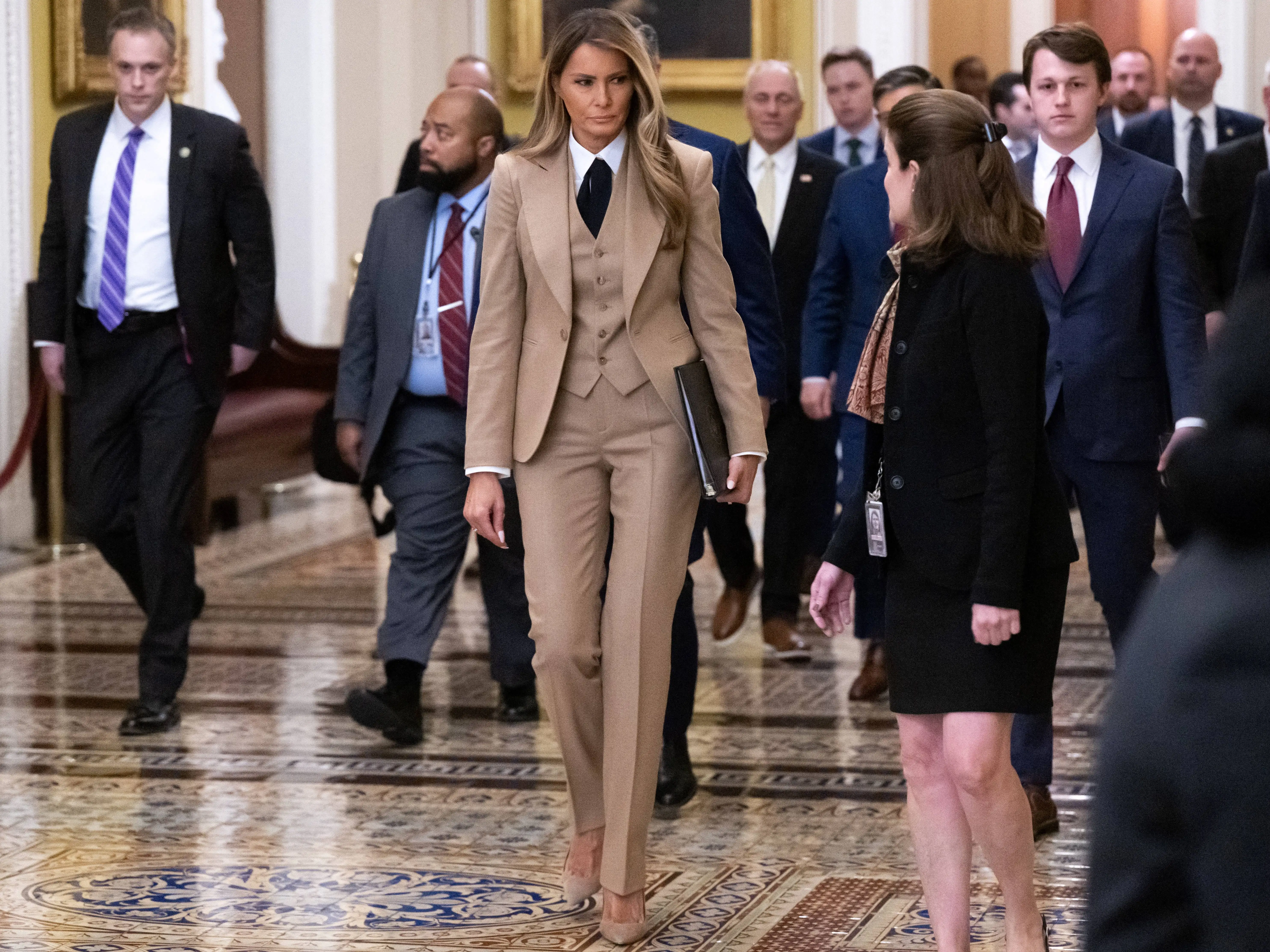 Melania Trump at the U.S. Capitol on March 3.