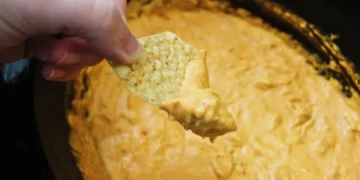 I make this 6-ingredient slow-cooker Buffalo chicken dip every game day. It’s so easy I can make it with my eyes closed.