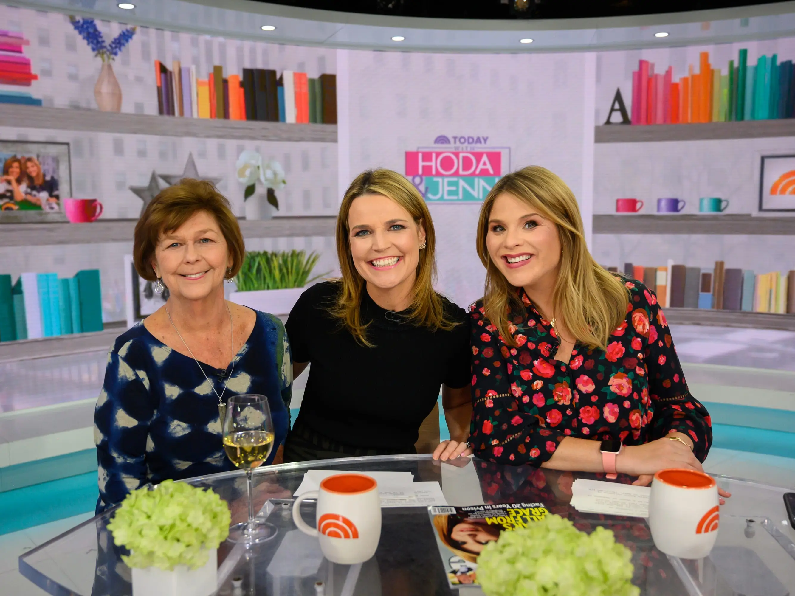 Savannah Guthrie and mom Nancy, Jenna Bush Hager on Wednesday, April 17, 2019
