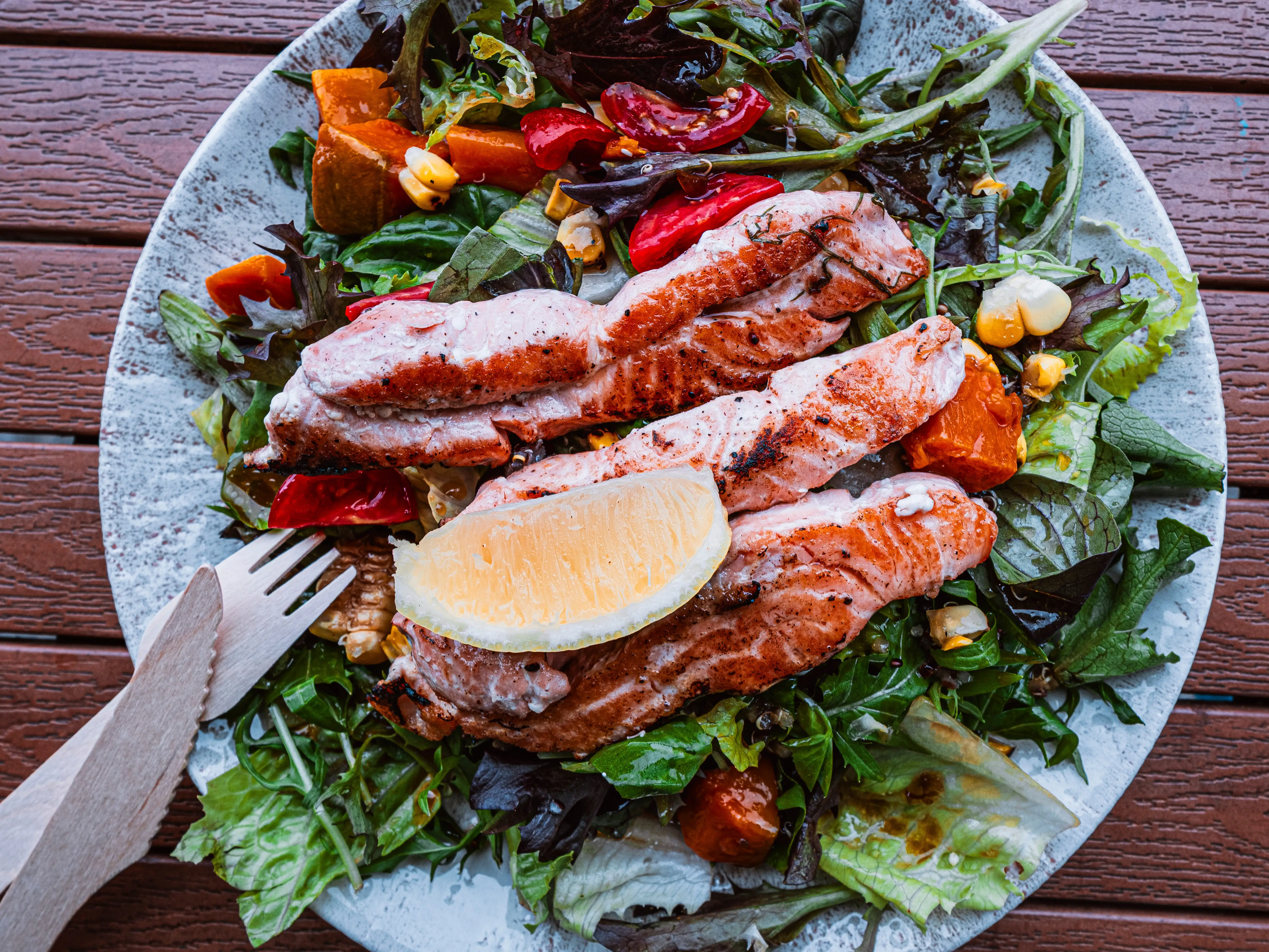 Salmon salad