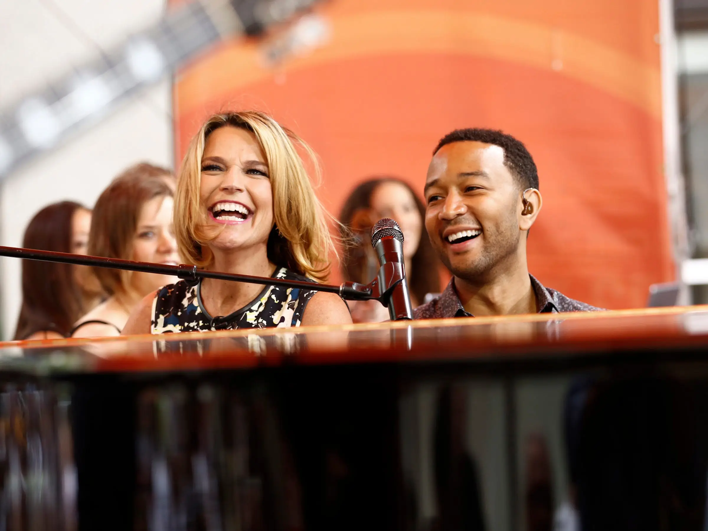 Savannah Guthrie and John Legend appear on NBC News' 