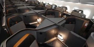 An airline offering $2,600 business-class seats on US-Asia routes is expanding its luxury cabin with a new plane