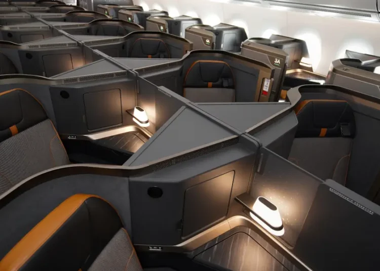 An airline offering $2,600 business-class seats on US-Asia routes is expanding its luxury cabin with a new plane