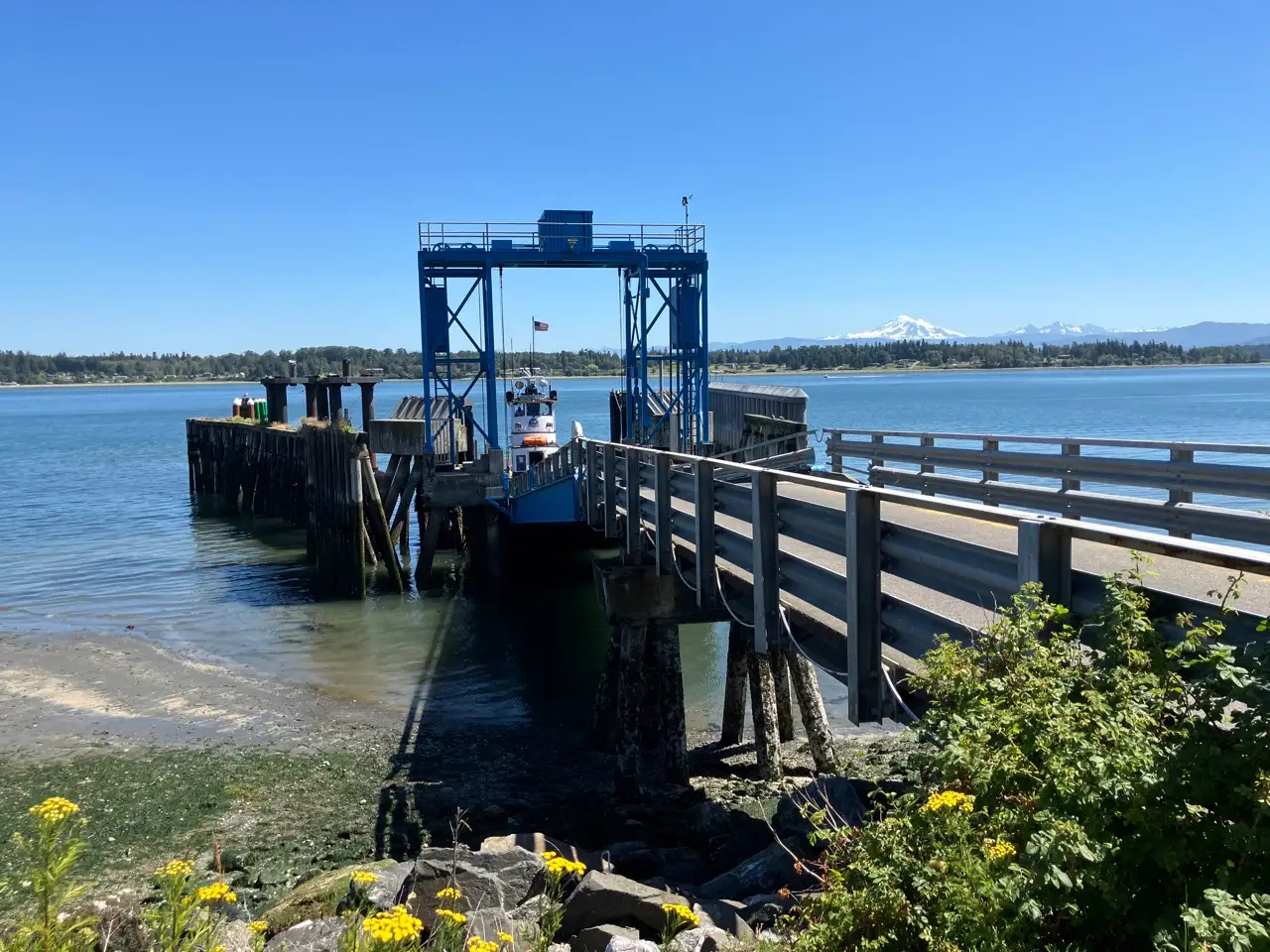 Dock leading out into ater