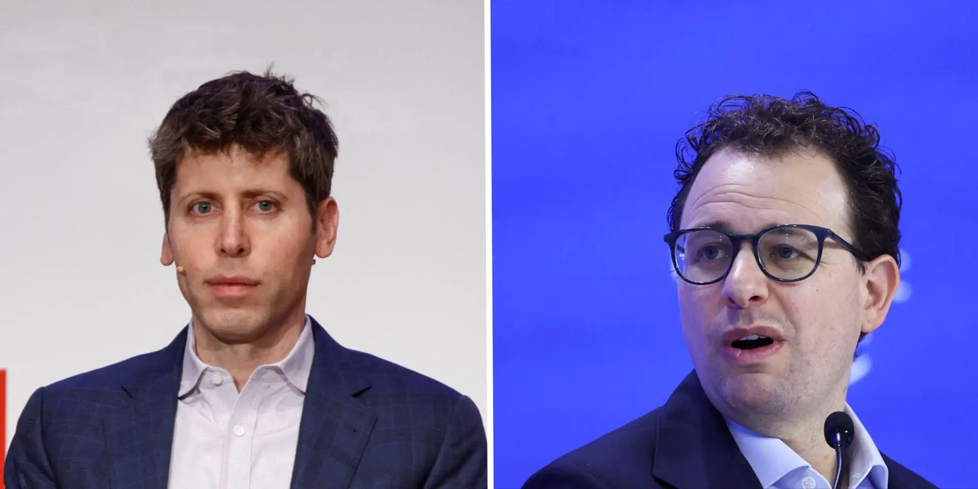 Sam Altman and Dario Amodei