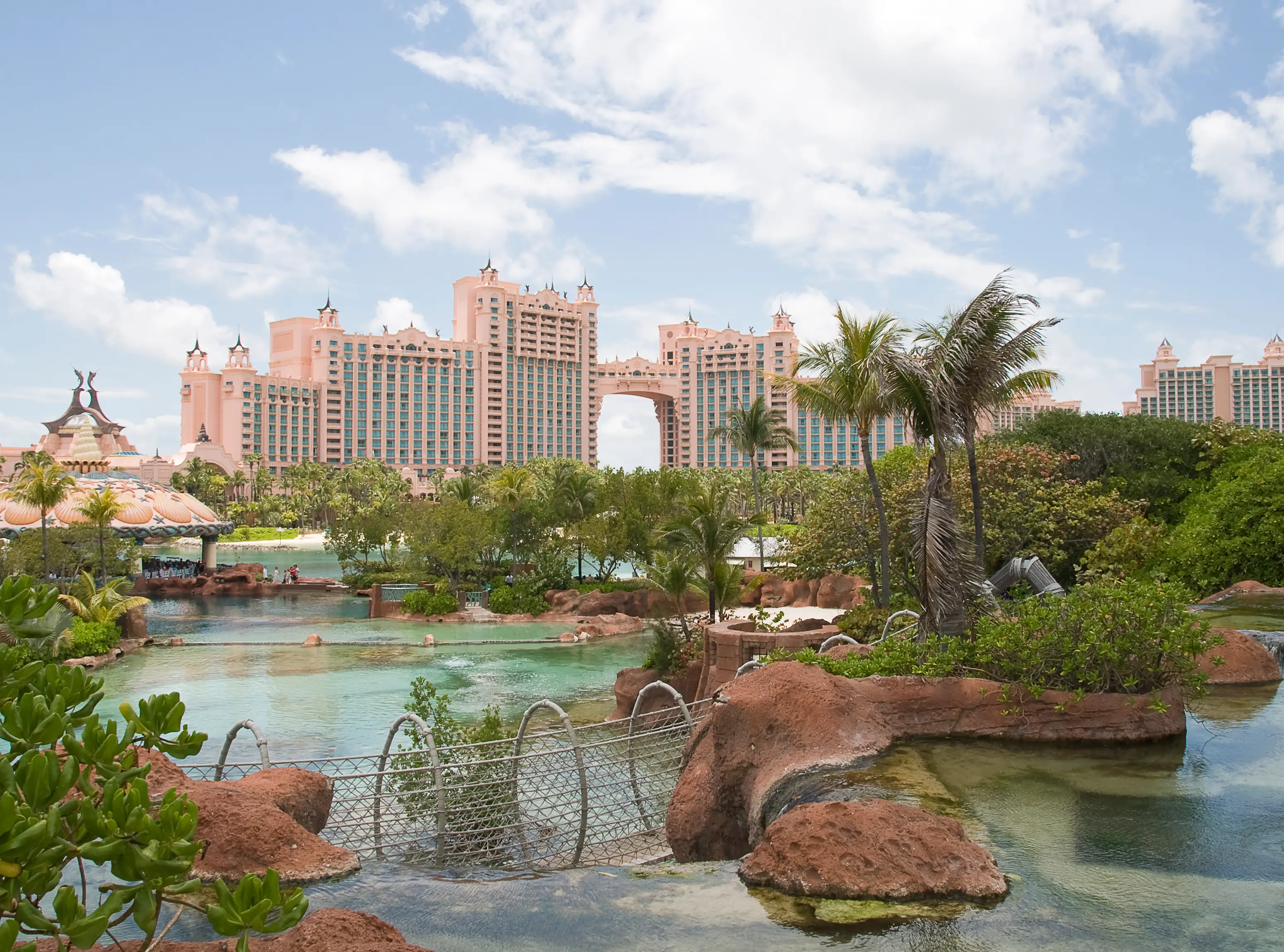A photo of the Atlantis Paradise Island resort in the Bahamas, where prosecutors in the Alexander brothers trial in Manhattan say a woman was sex-trafficked in December 2017.