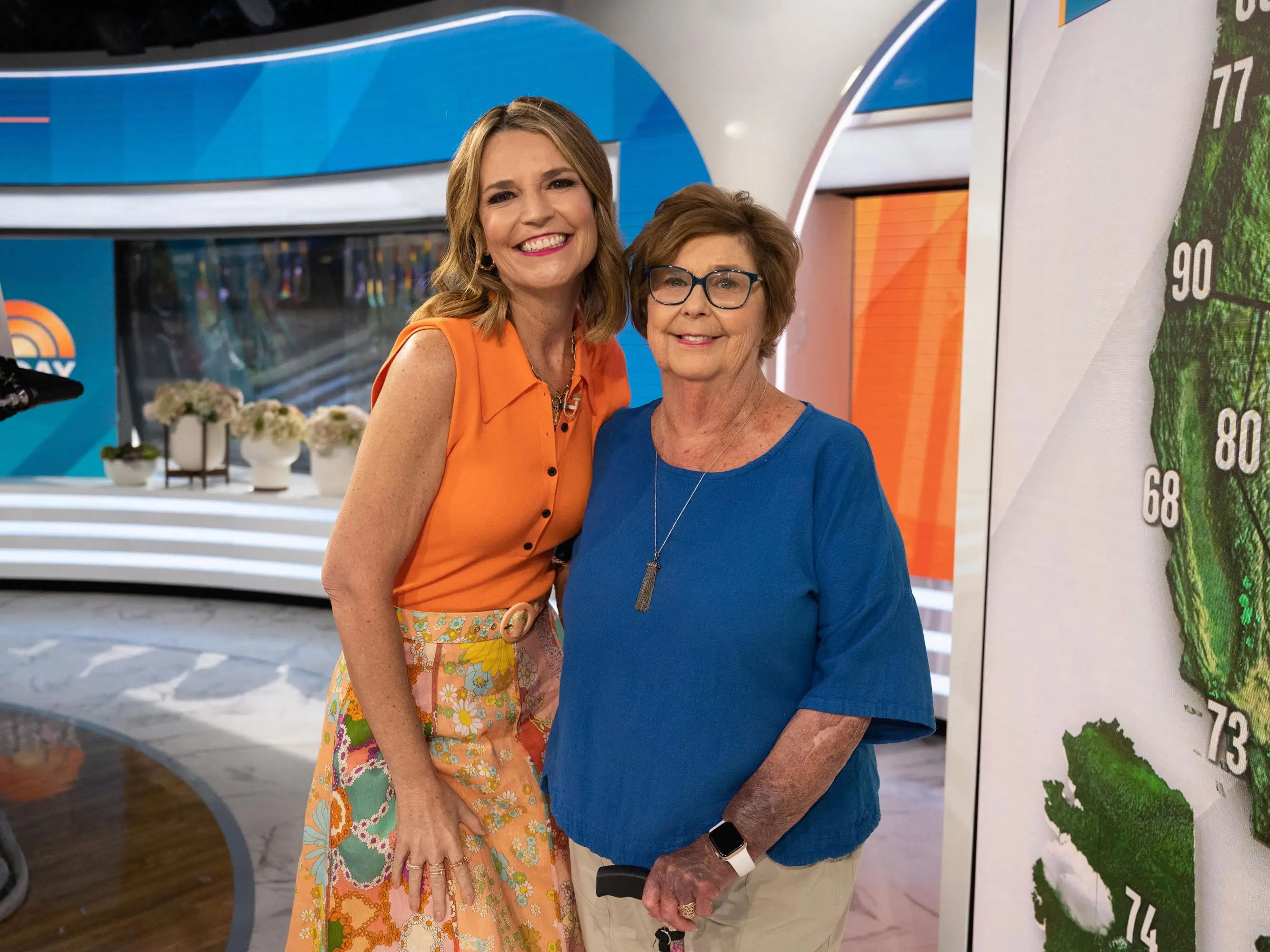 Savannah Guthrie and her mother, Nancy Guthrie.
