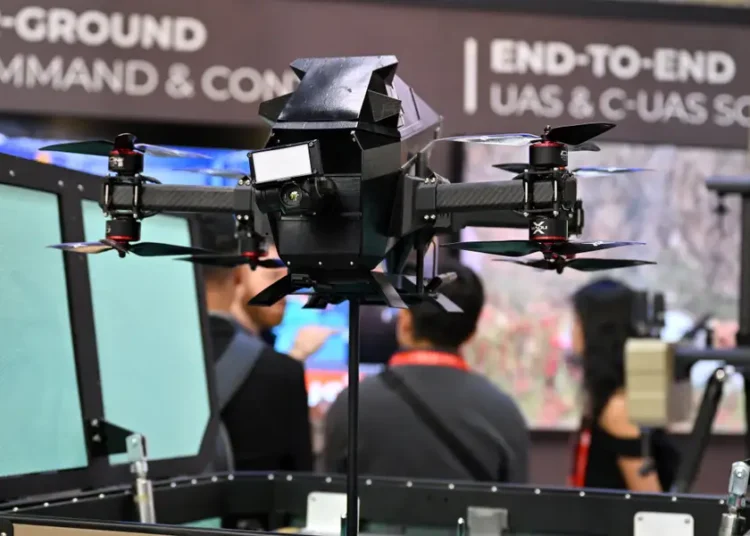 Lasers, jammer guns, and mobile turrets at Asia’s biggest aviation event show how the counter-drone craze is taking hold