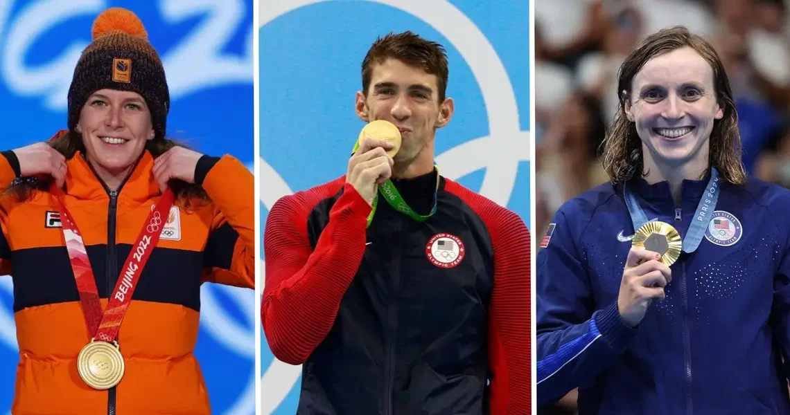The Olympians with the most medals of all time, ranked