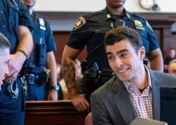 Luigi Mangione shouts ‘double jeopardy’ in court as 1st trial is set for June 8 at contentious hearing