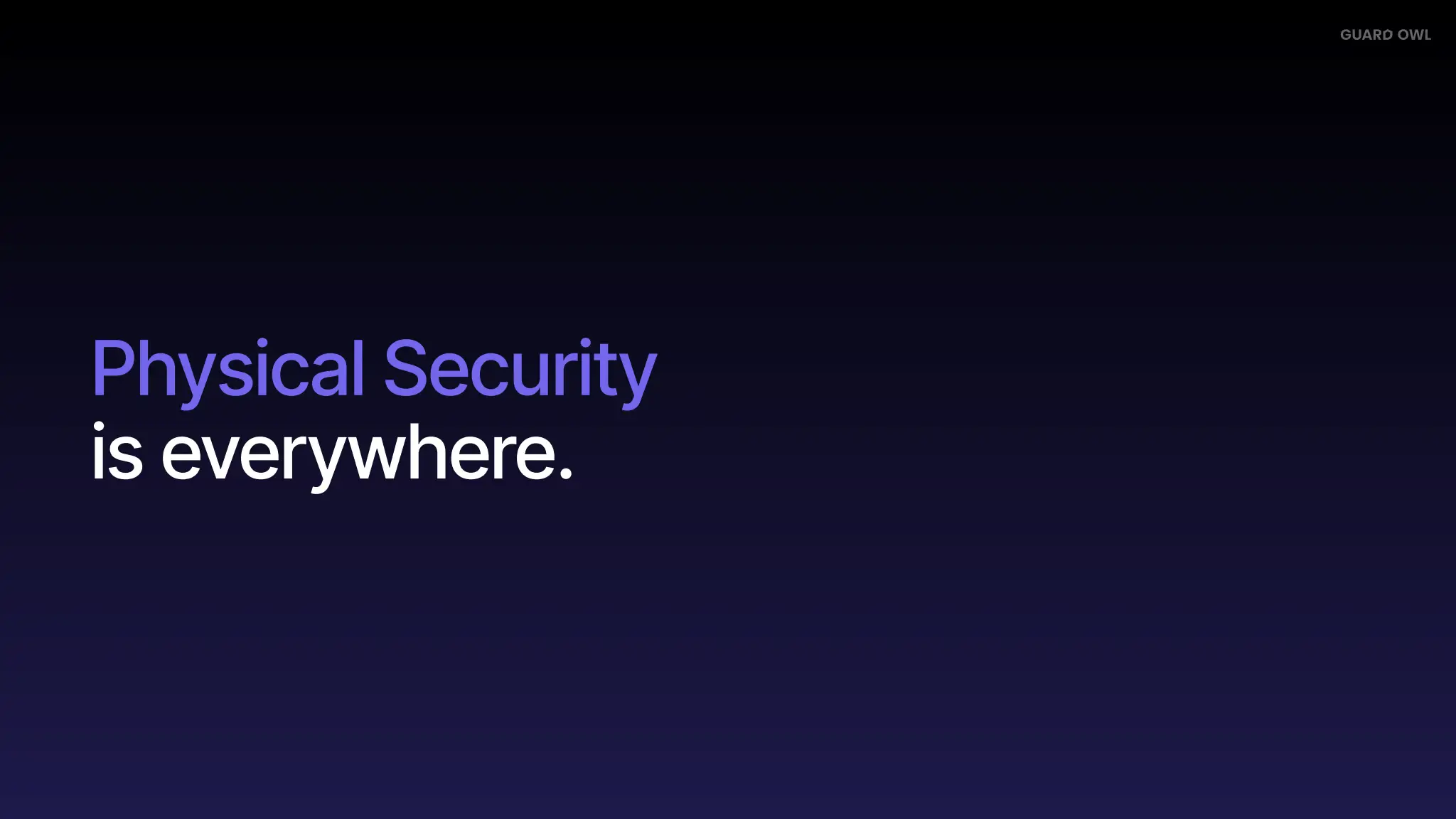 A slide in Guard Owl's pitch deck