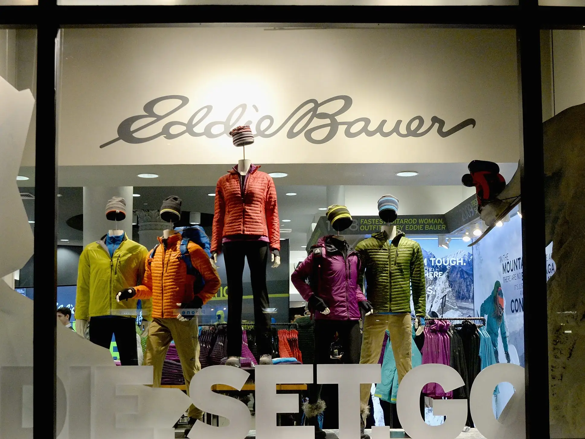 Eddie Bauer storefront.