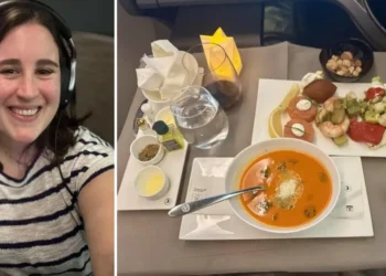 I flew Europe’s best airline for business class and food. The seat wasn’t fully private but I liked the ‘flying chef.’