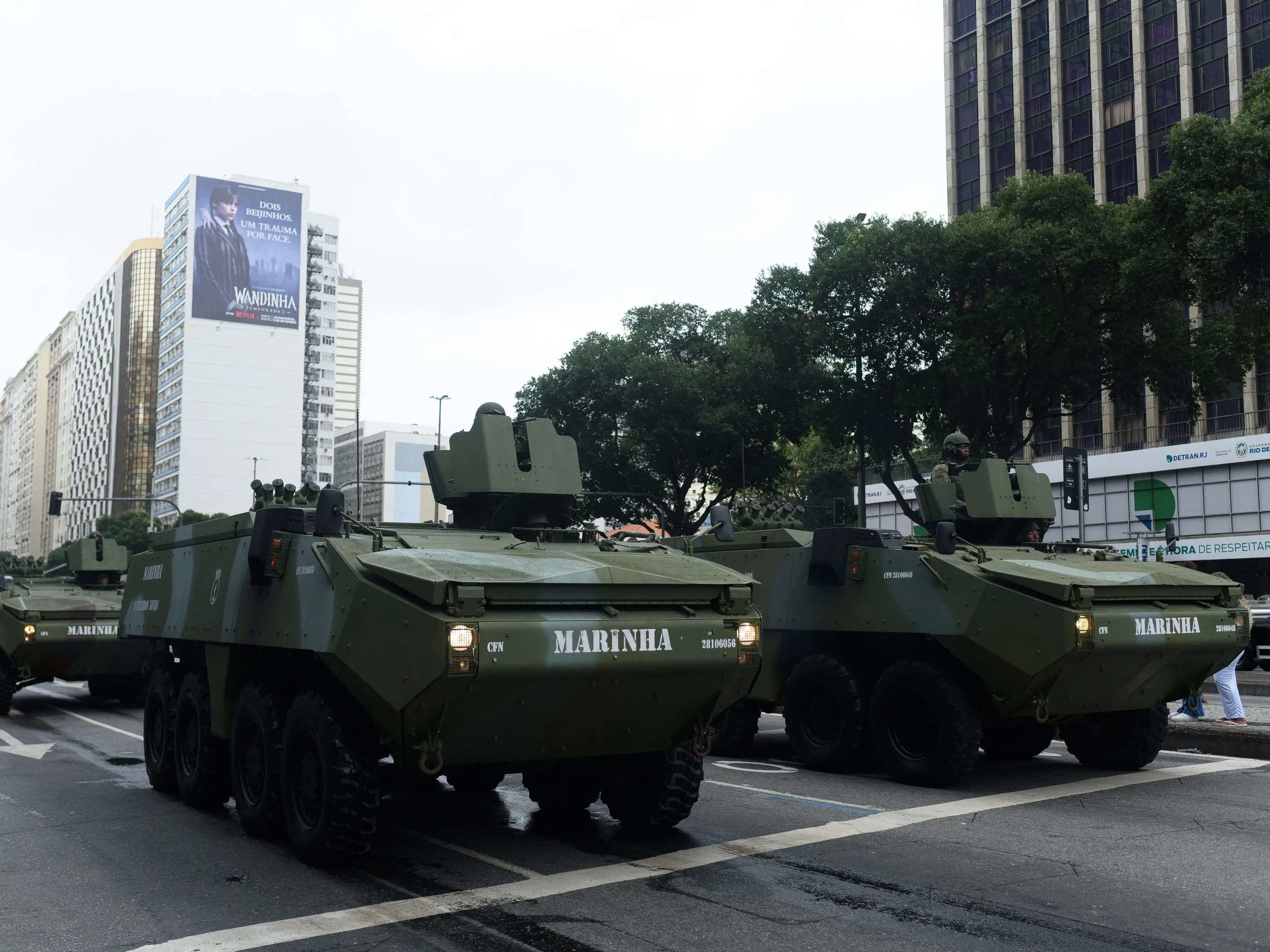 Brazilian military parade