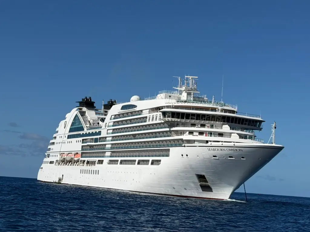 Cruise ship in water