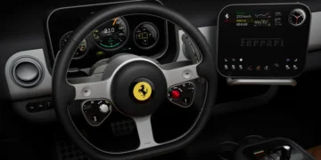 The guy who designed the iPhone helped craft the interior of Ferrari’s first EV — and it’s full of physical buttons and knobs