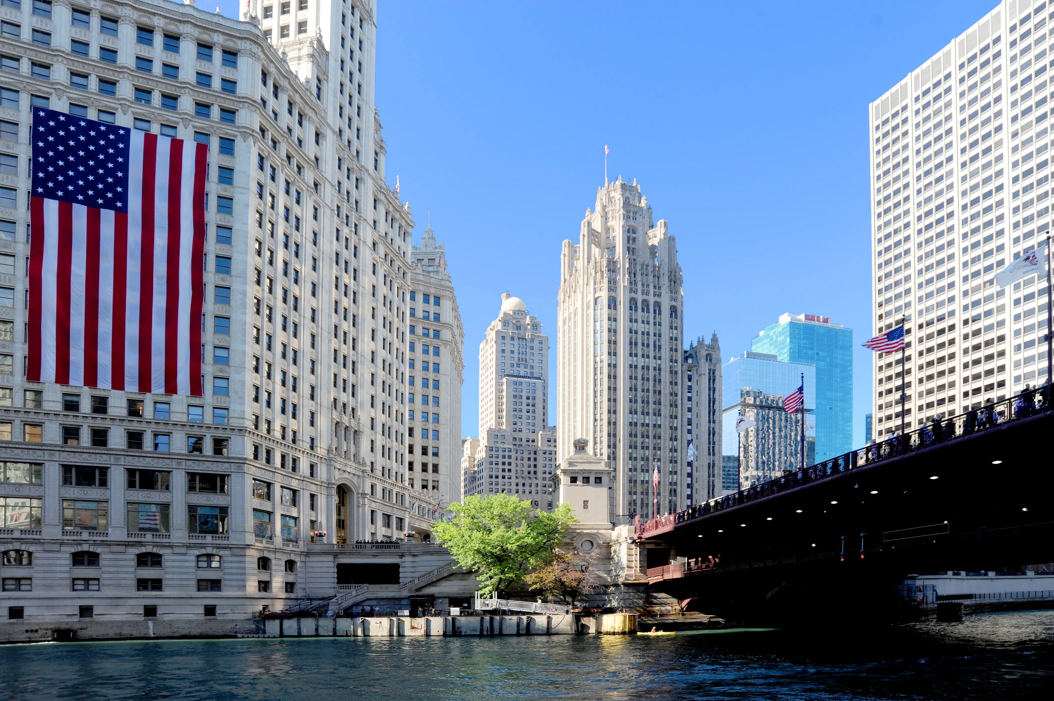 The Chicago Riverwalk.