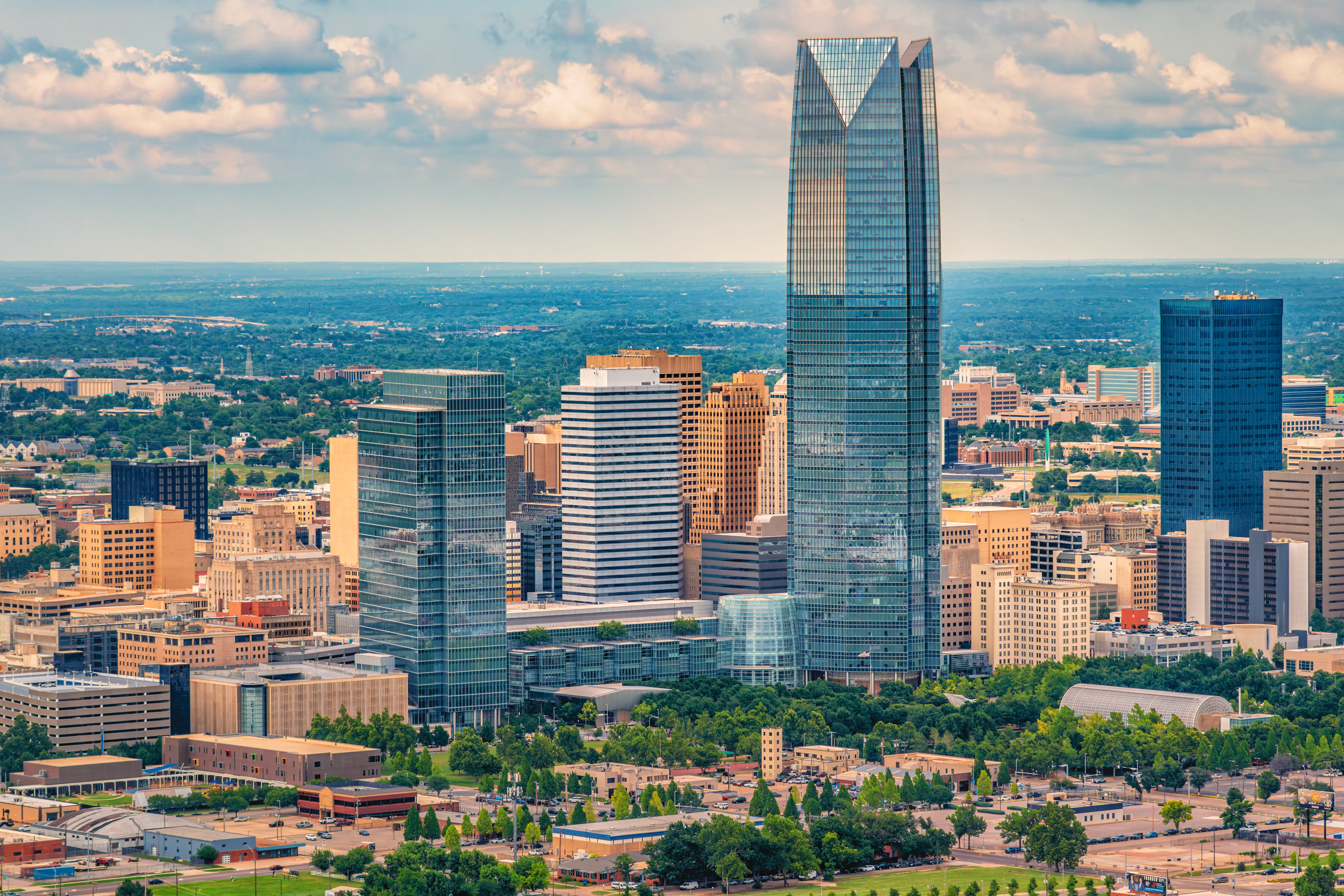 Downtown Oklahoma City.